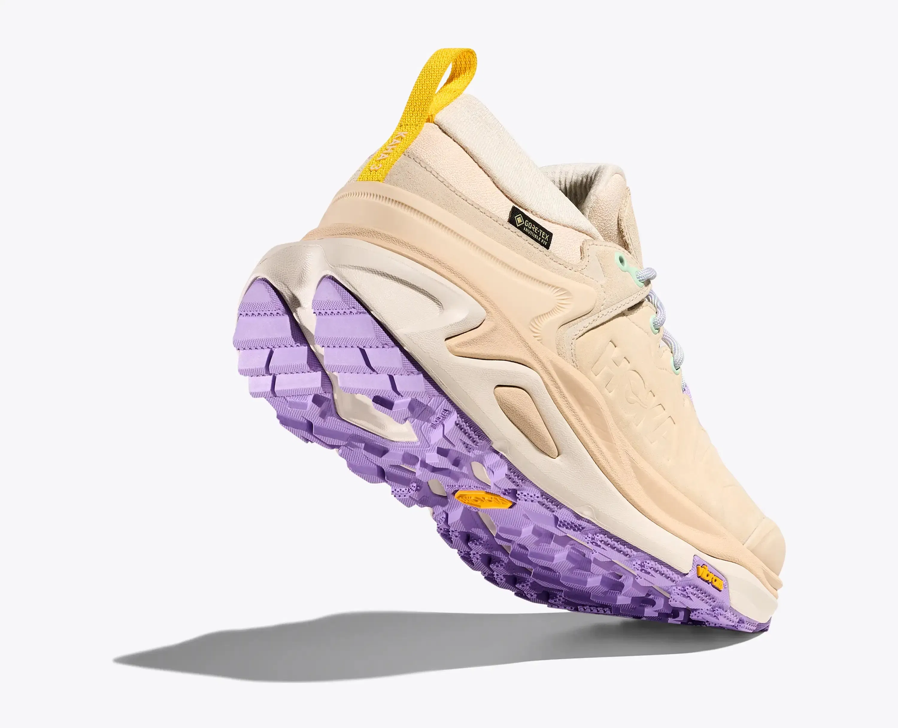 Hoka Women'S Kaha 3 Low Gtx Vanilla Mint Fluorite