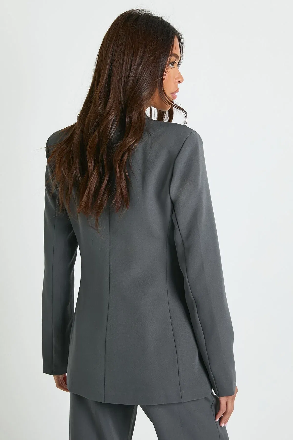 Cinched Waist Tailored Blazer