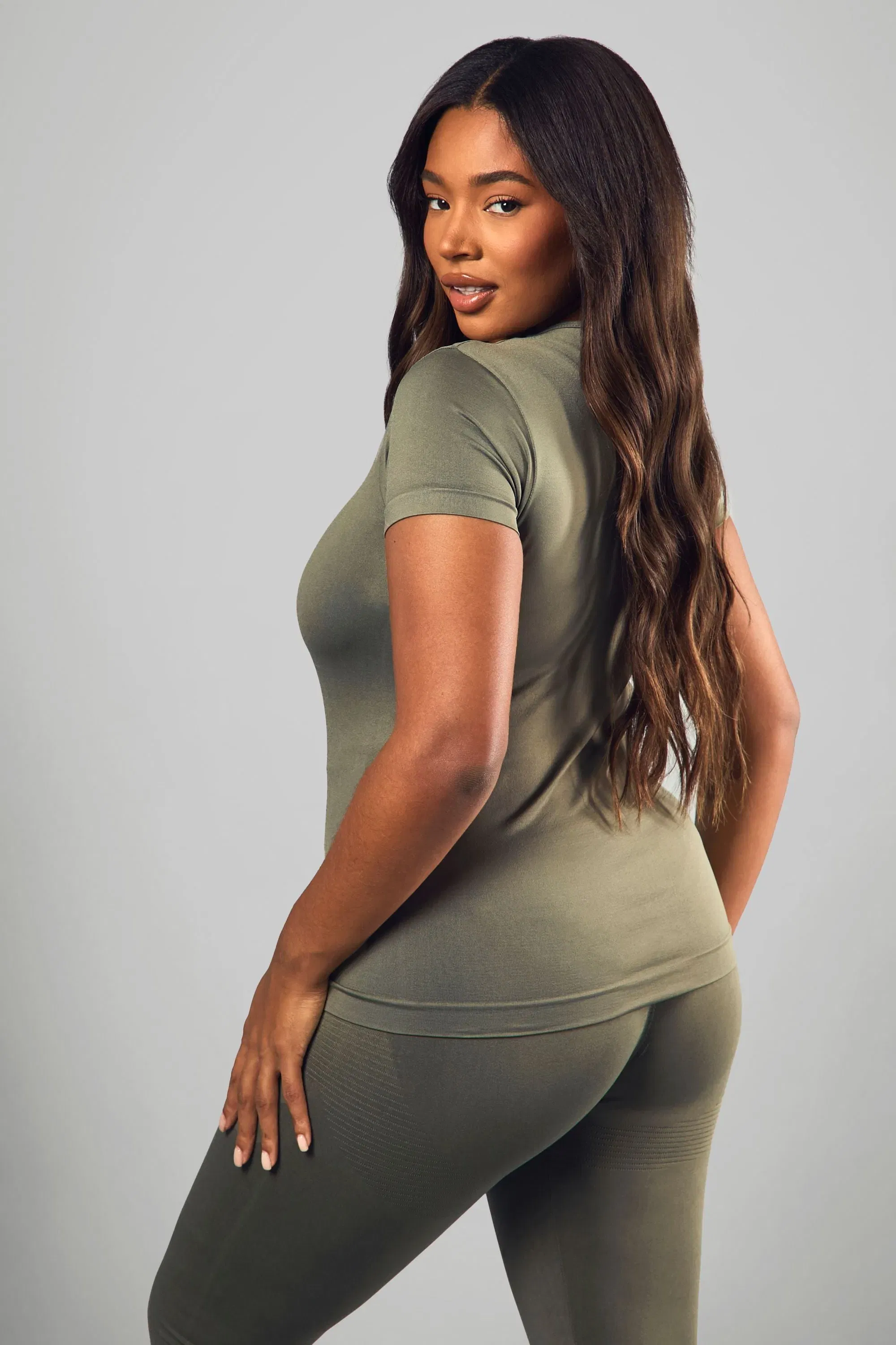 Plus Premium Sculpt Seamless Short Sleeve Top