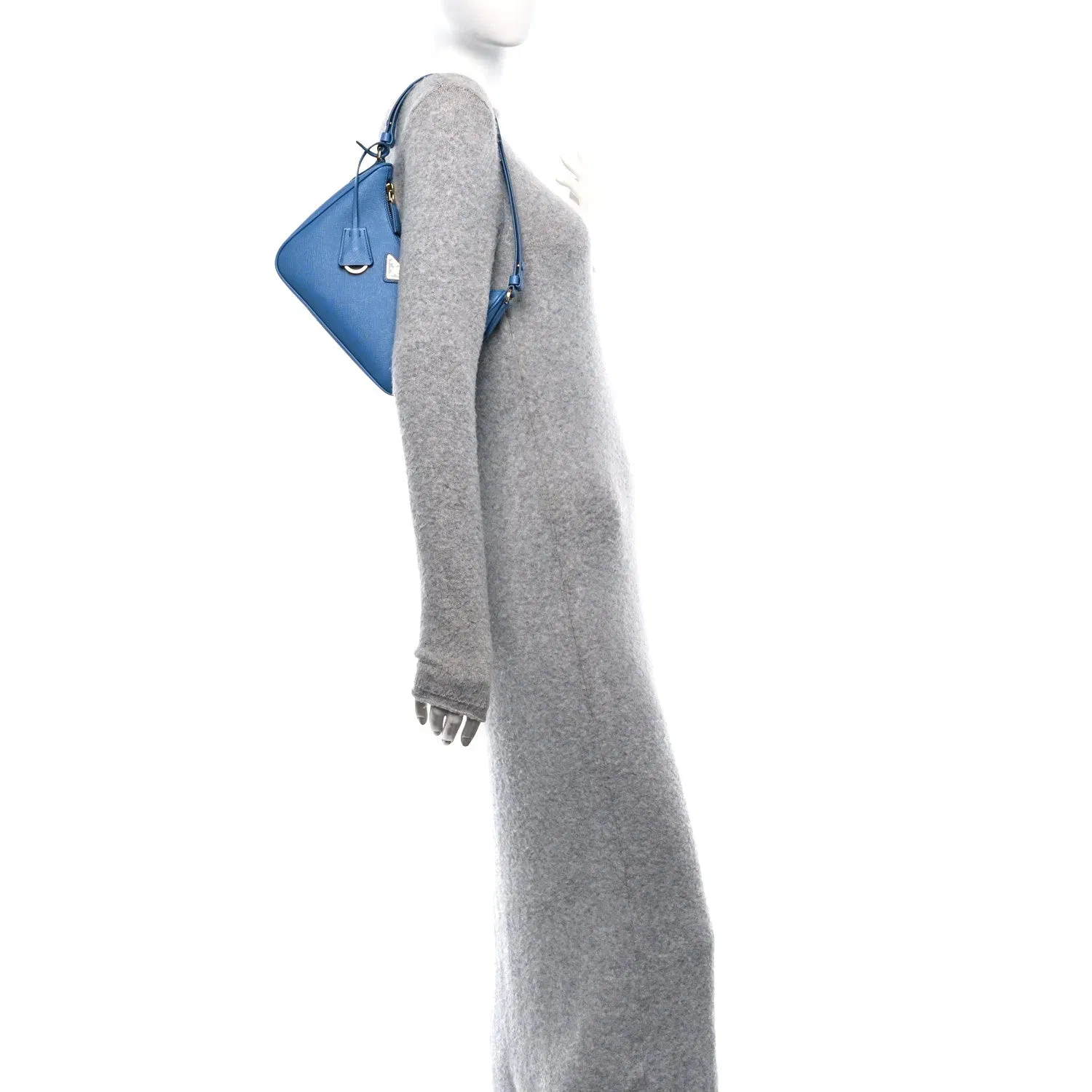 Saffiano Lux Mini Re-Edition Shoulder Bag Onda