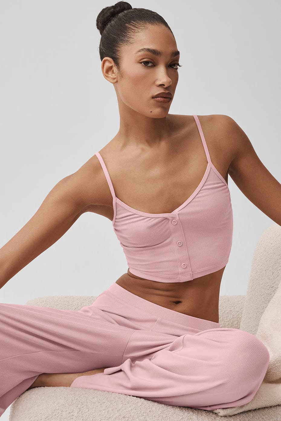 Ribbed Delicate Lounge Tank