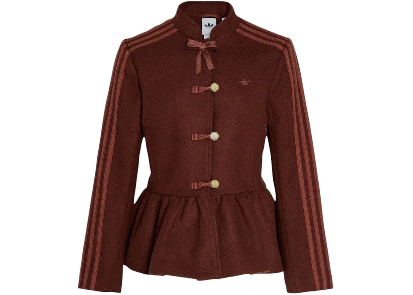 ADIDAS WOMENS NEW YEAR JACKET JACKET BROWN (ASIA SIZING)