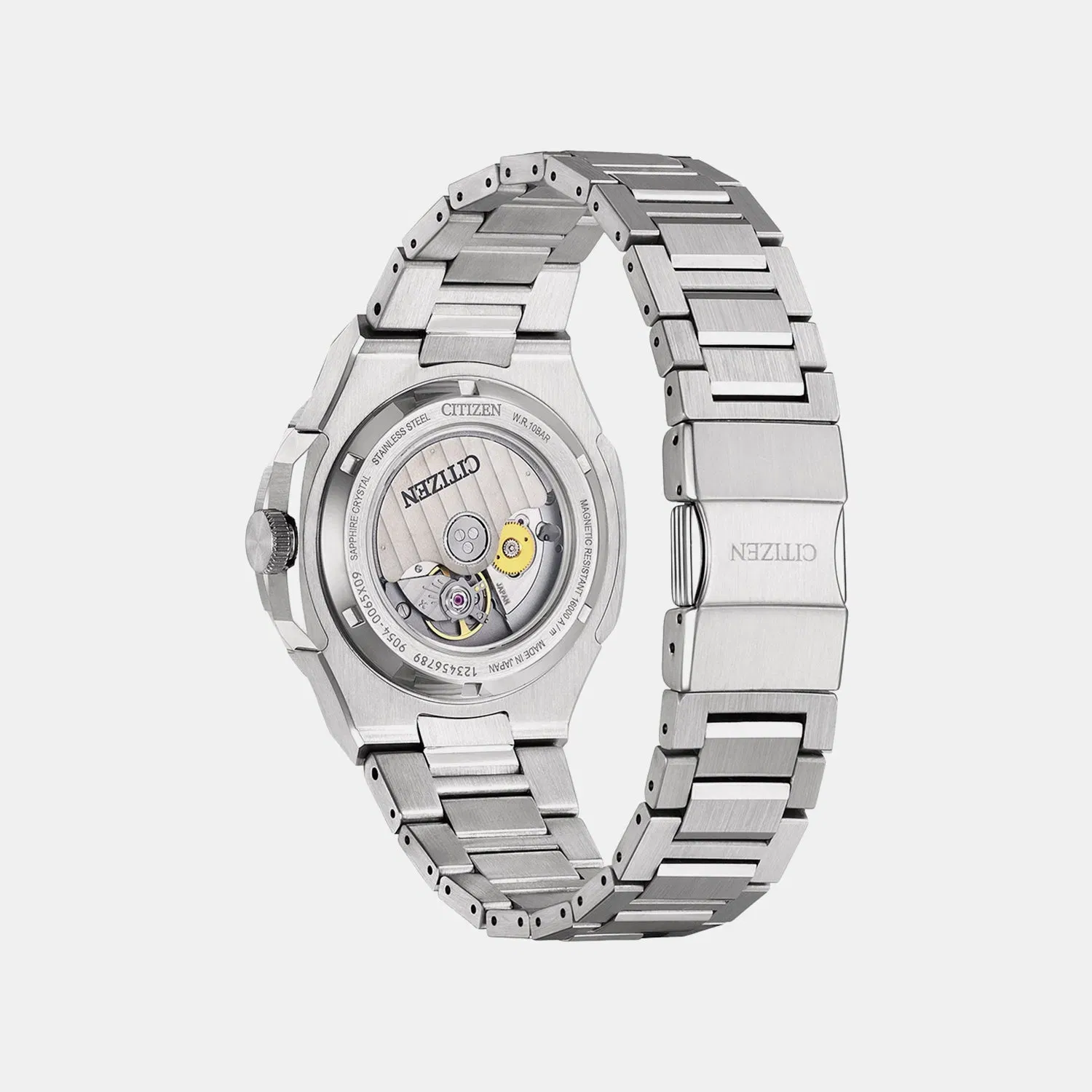 Citizen Series 8 - 880 Mechanical Men Automatic Blue Dial Analog Stainless Steel Watch Nb6034-58L