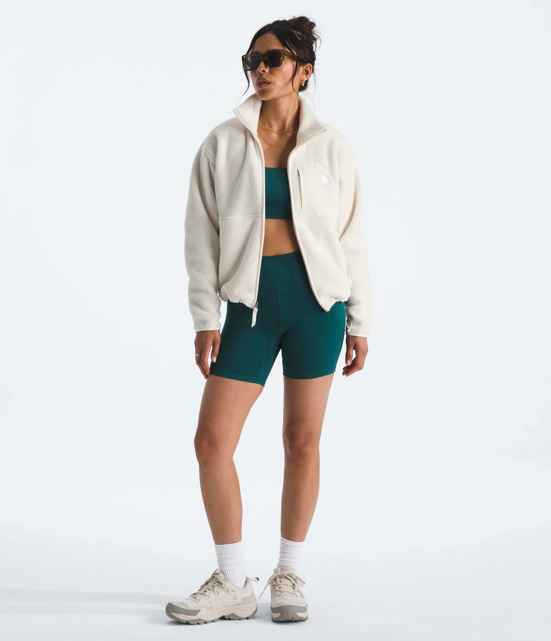 The North Face Women’s Yumiori Off Peak Full-Zip Jacket White Dune