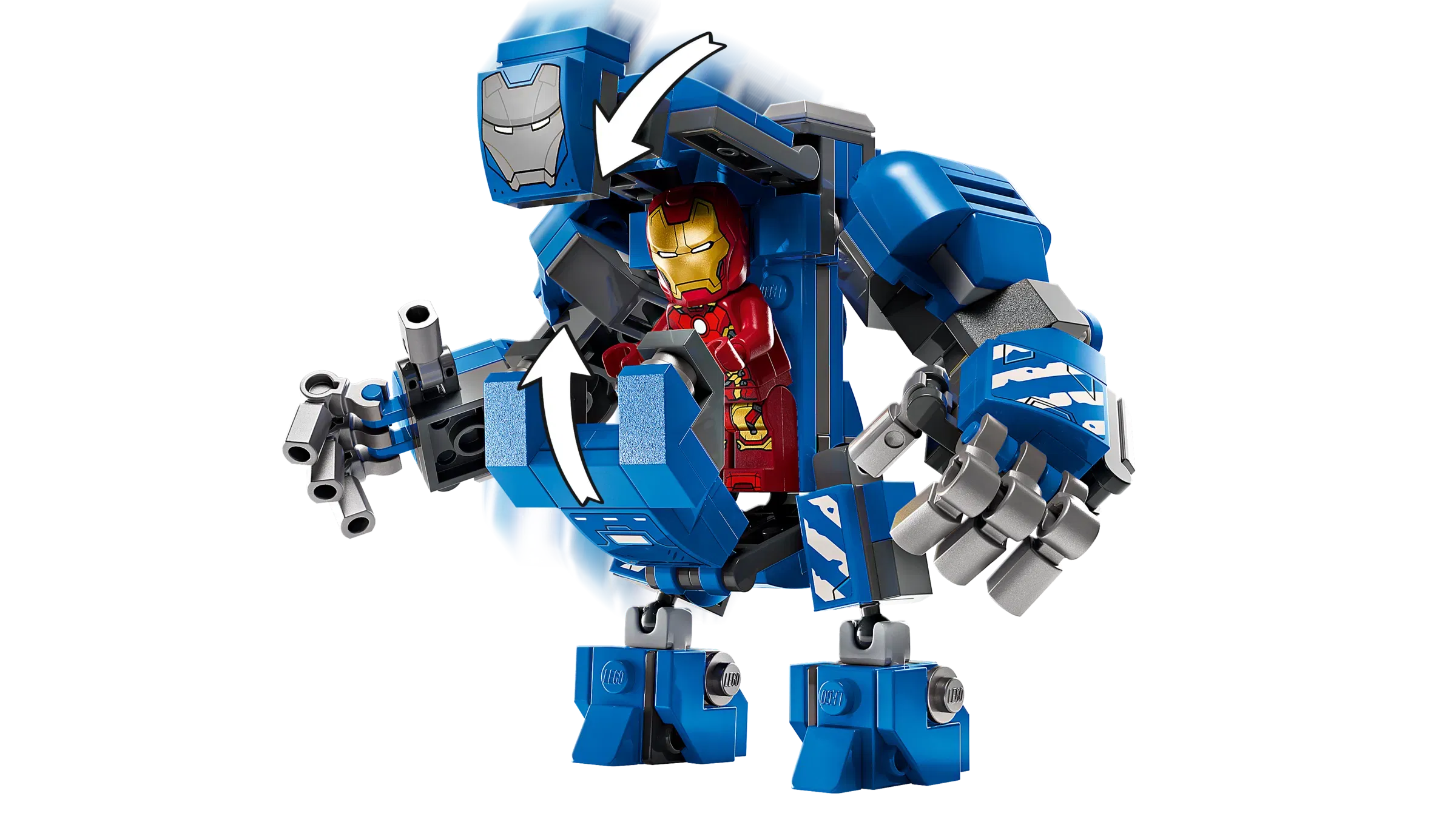 Lego Iron Mans Laboratory Hall of Armor