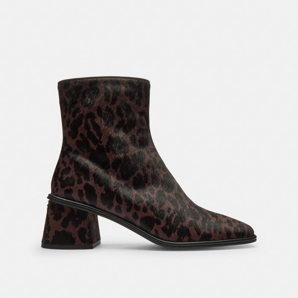 Gigi Bootie With Leopard Print