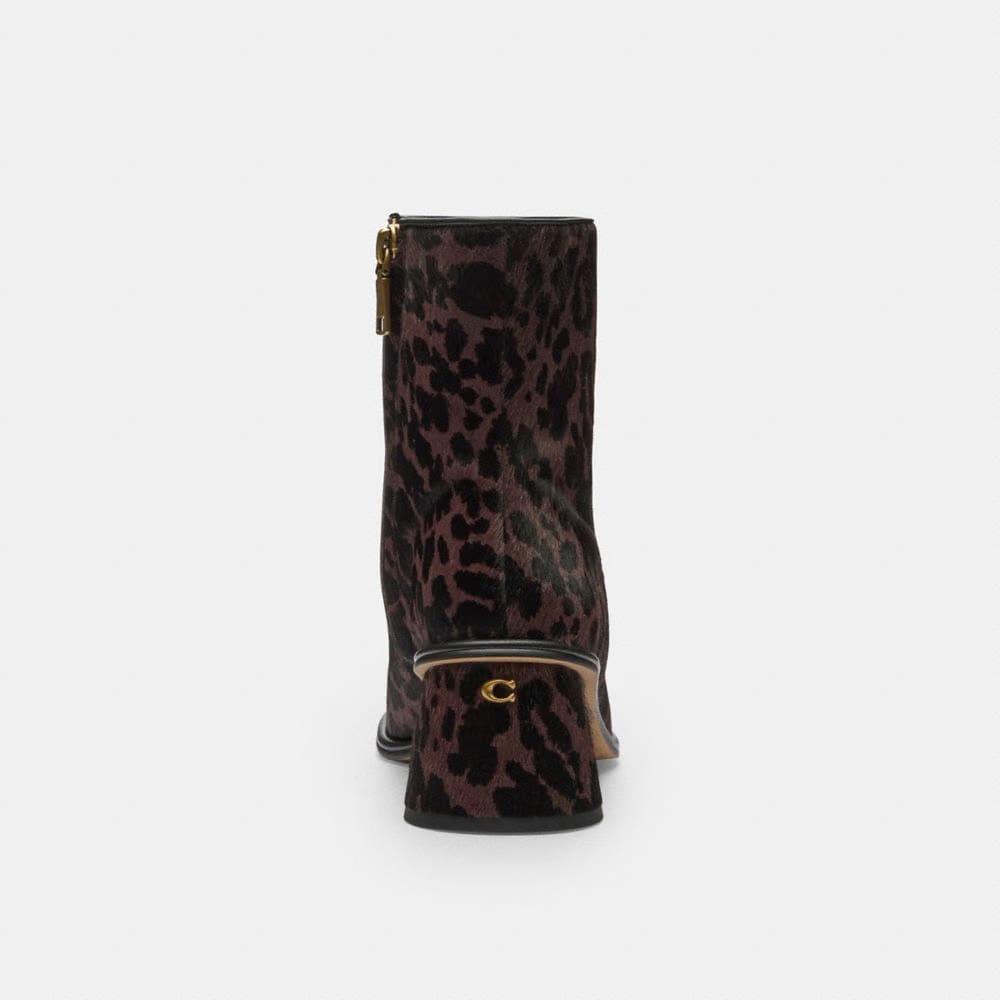 Gigi Bootie With Leopard Print