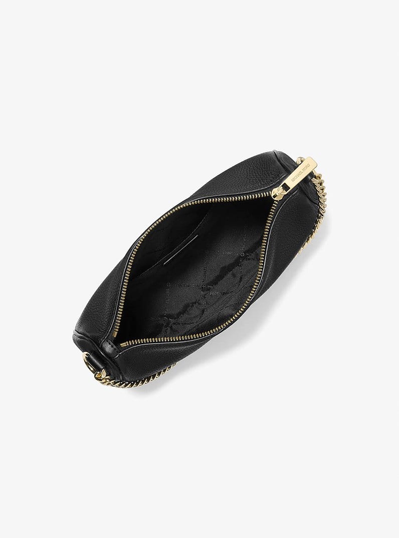Carmela Medium Pebbled Leather Convertible Crossbody Bag