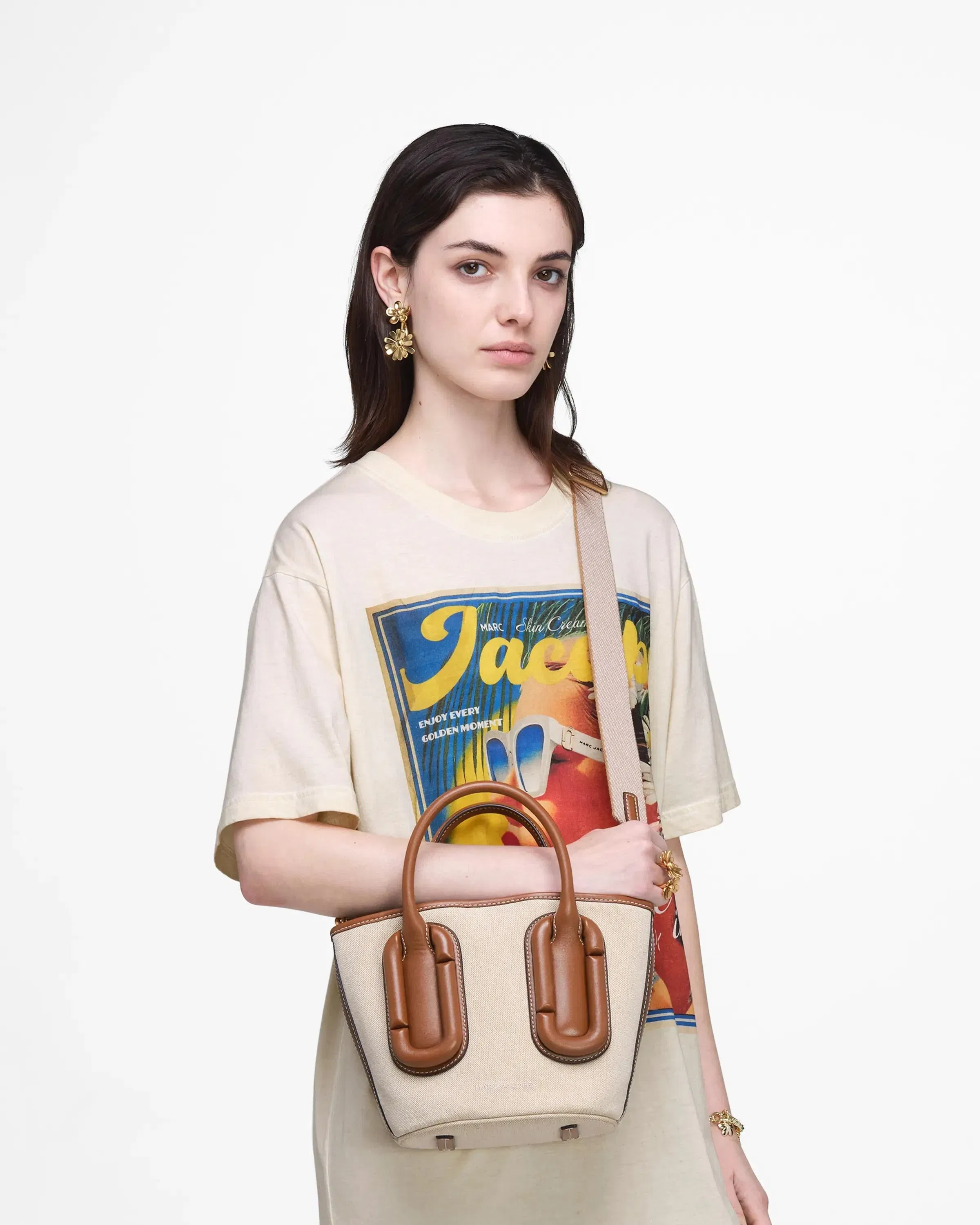 Babe Small Tote In Canvas