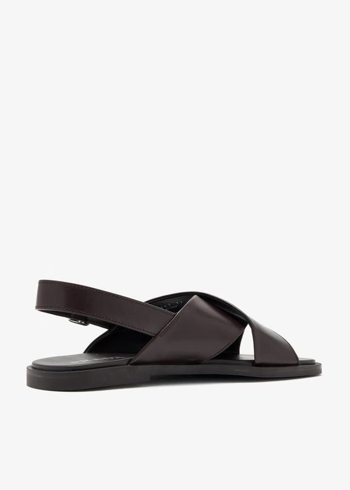 Prada Crisscross leather sandals