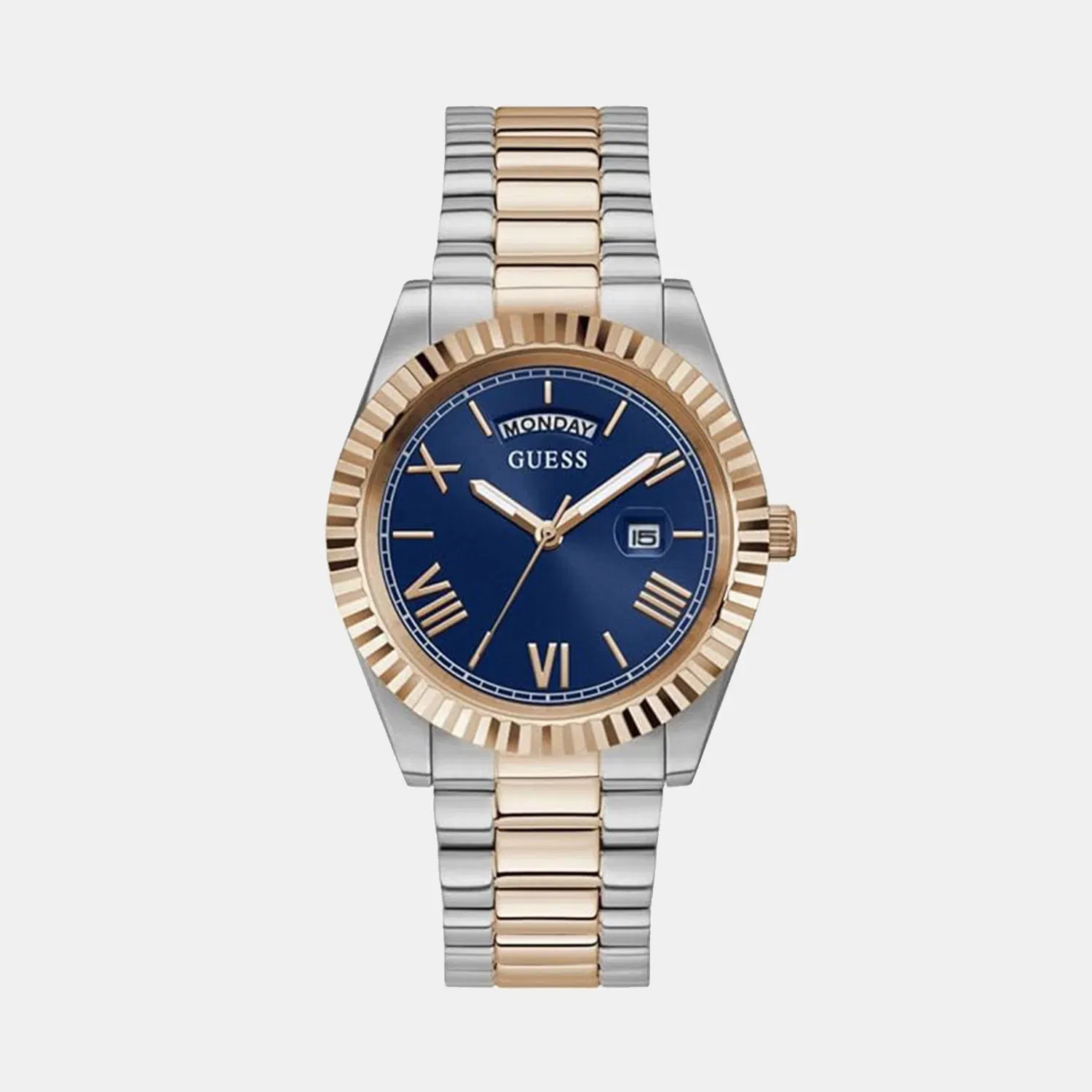 Guess Gd Connoisseur Men Quartz Blue Dial Analog Stainless Steel Gw0265G12