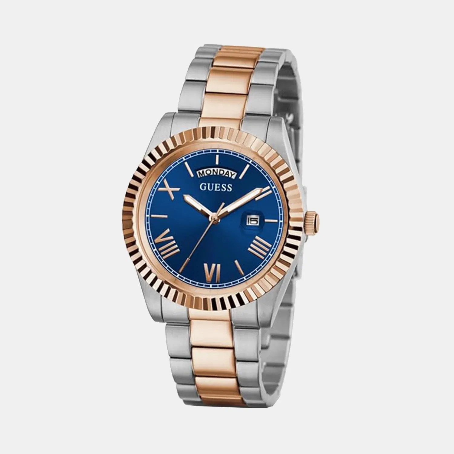 Guess Gd Connoisseur Men Quartz Blue Dial Analog Stainless Steel Gw0265G12