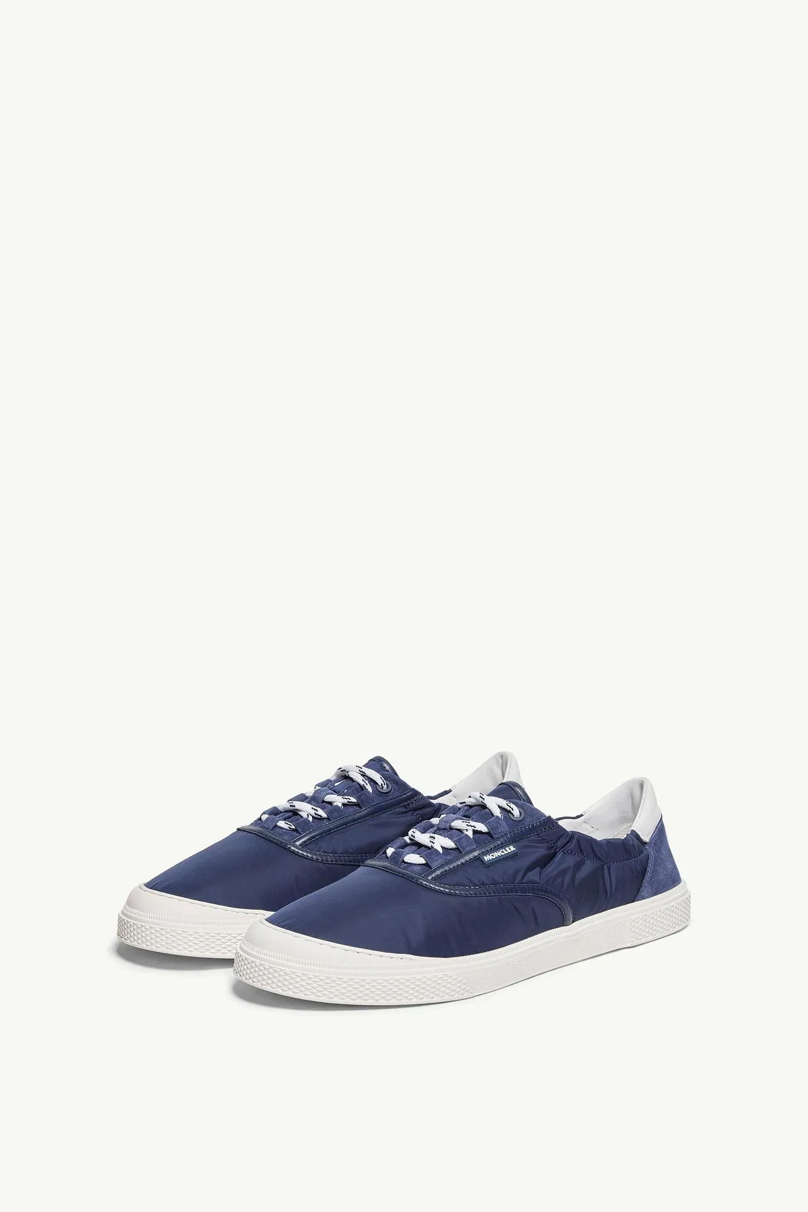 Moncler Vera Leisure Nylon Sneakers Dark Blue