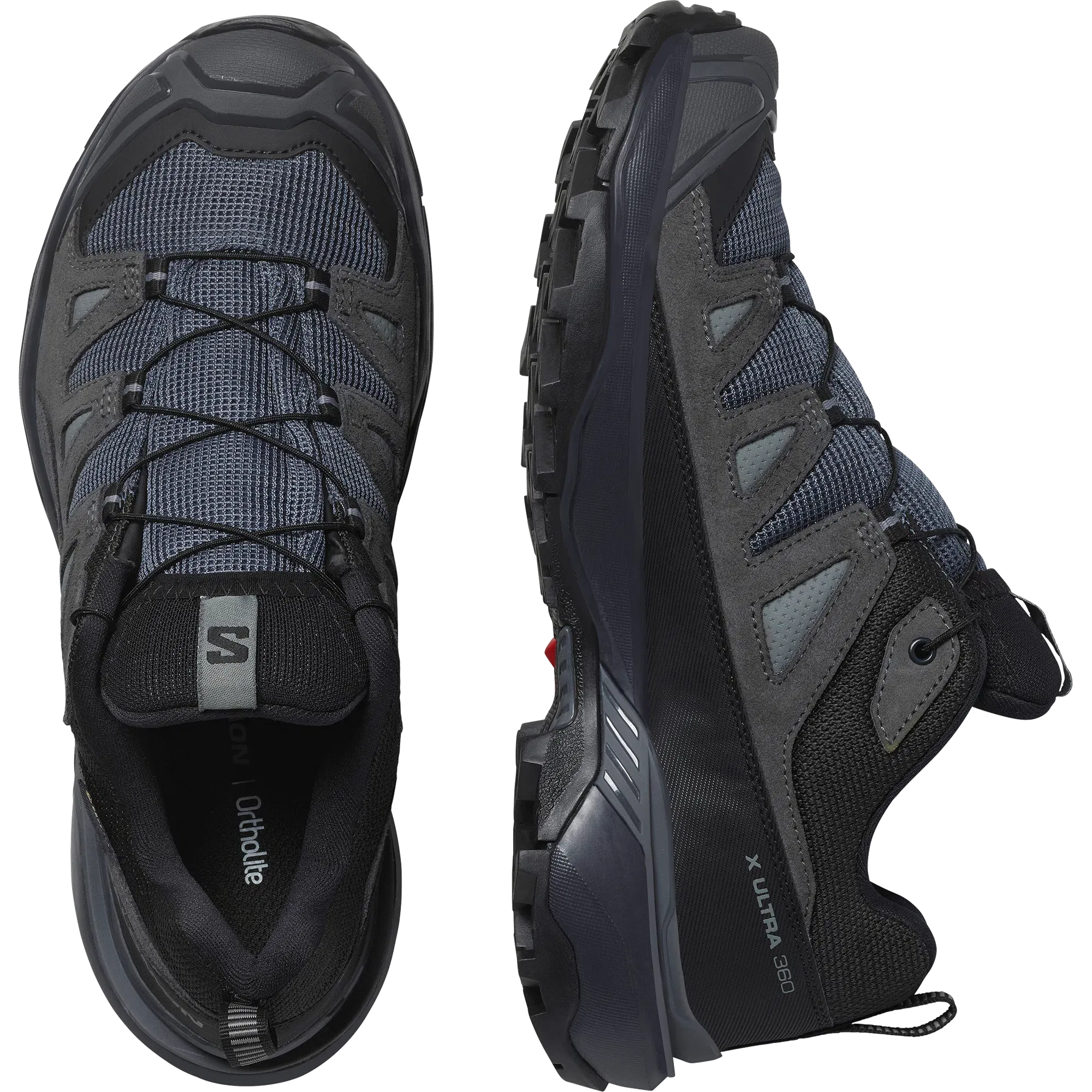 Salomon X Ultra 360 Leather Gore-Tex Hiking & Backpacking Shoes Womens Turbulence