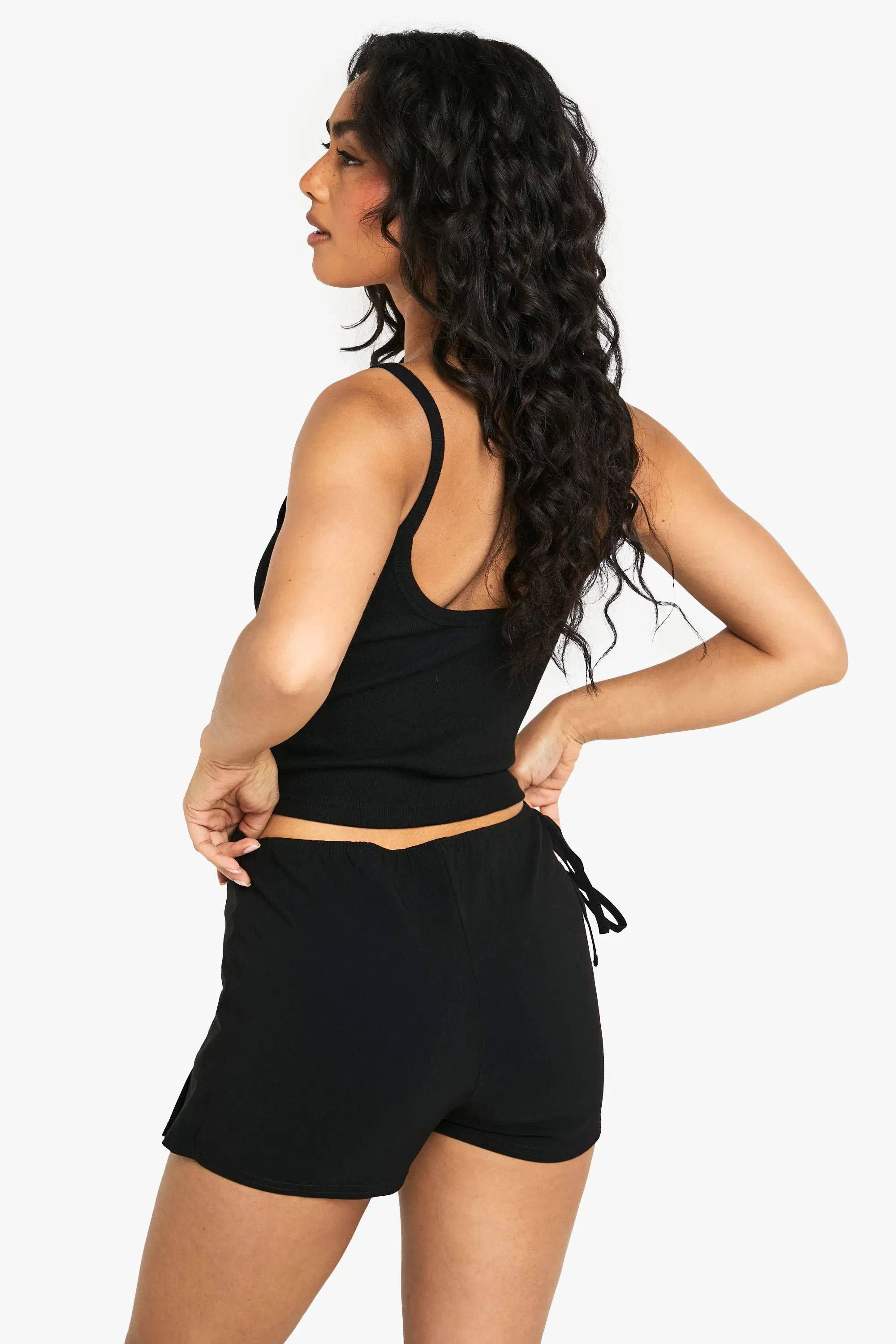Bengaline Wrap Tie Side Skort