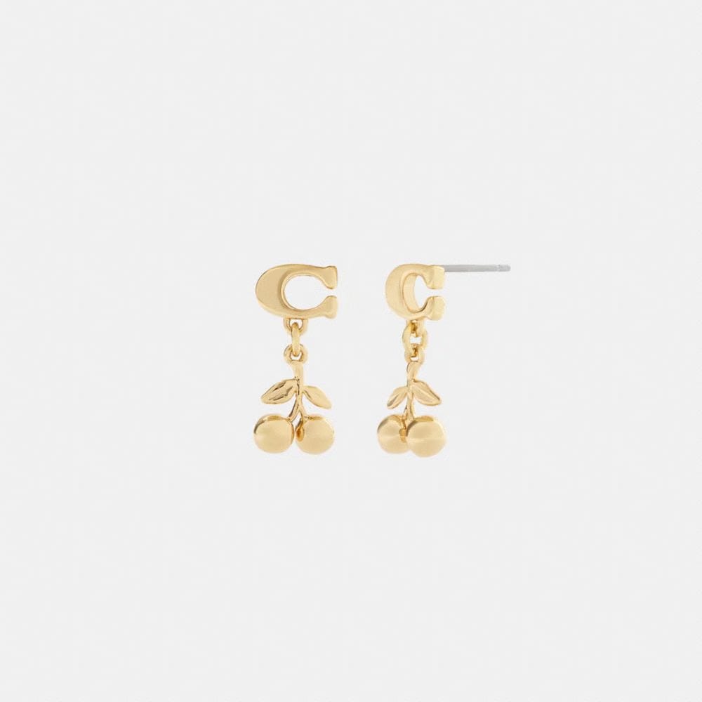 Signature Cherry Charm Earrings