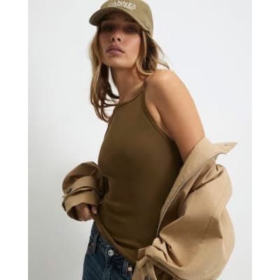 Khaki Tank Top