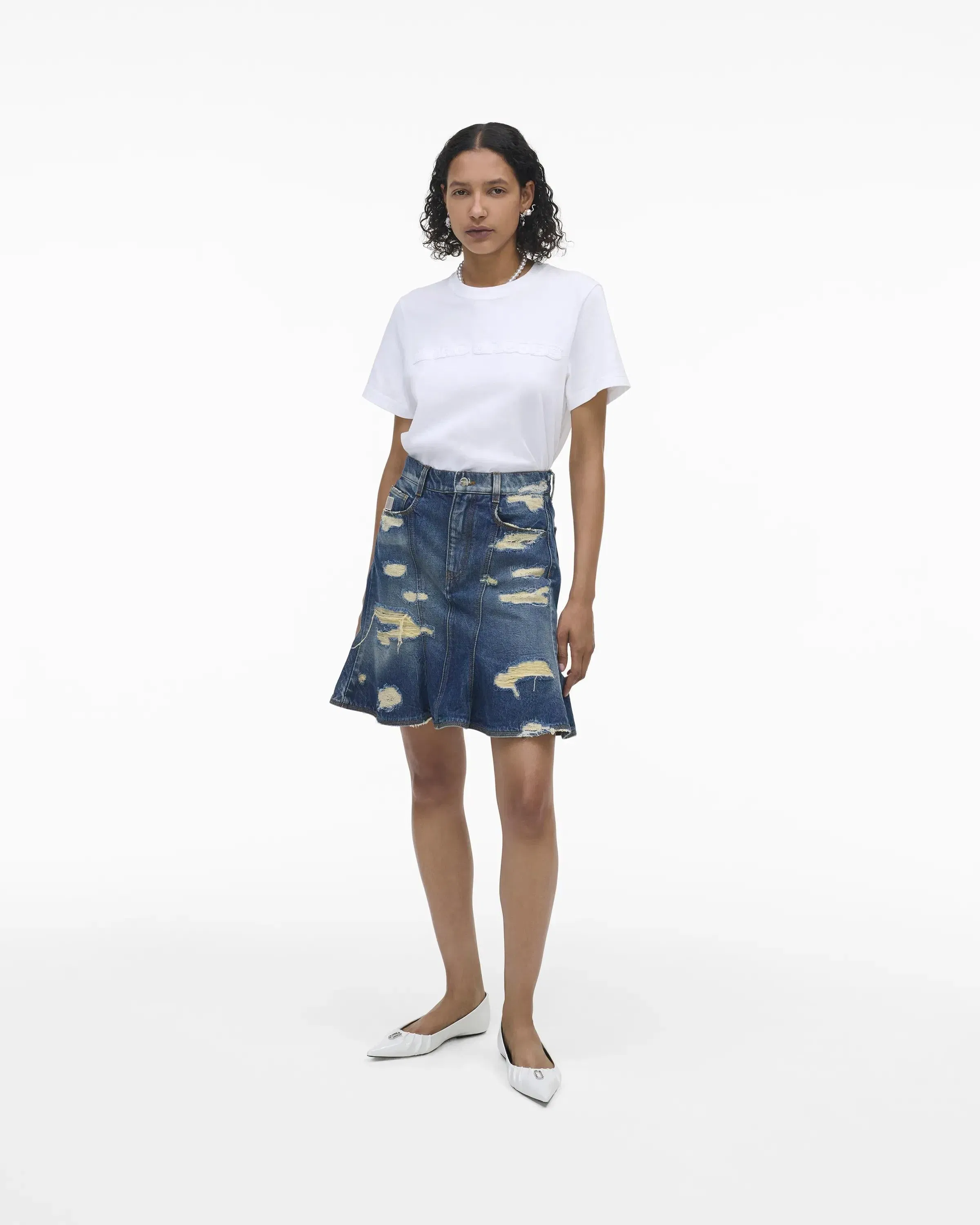 The Rip And Repair Fluted Mini Skirt