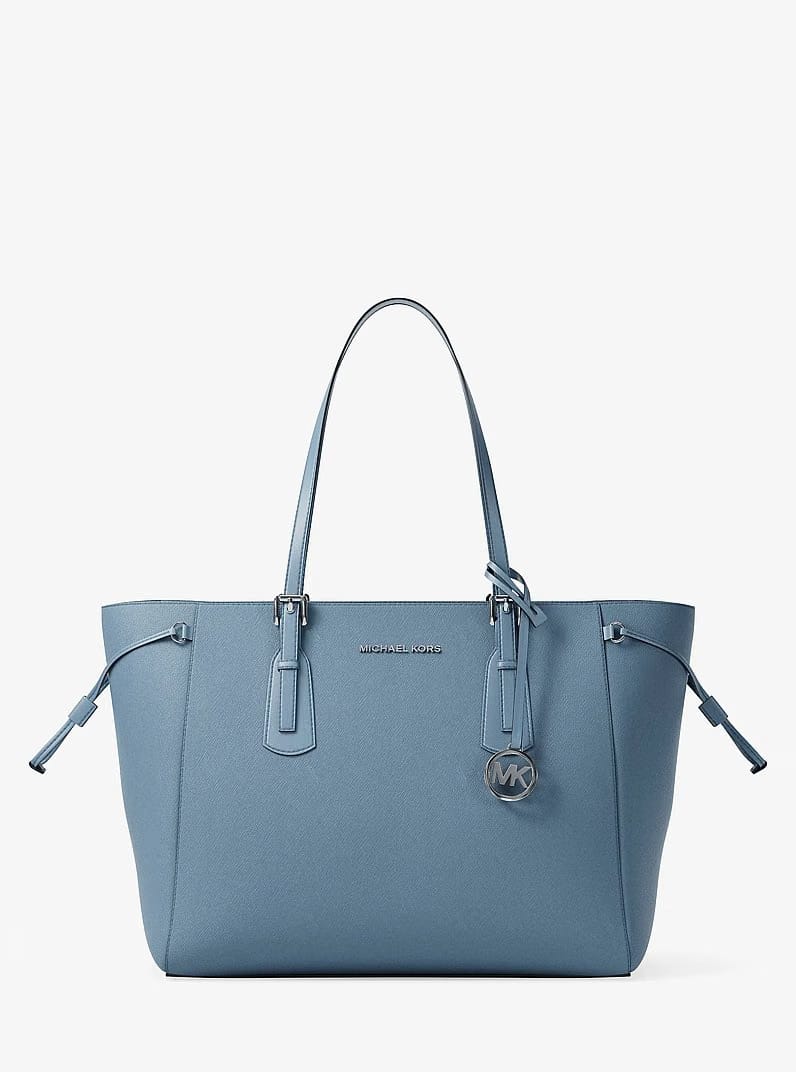 Voyager Large Saffiano Leather Tote Bag