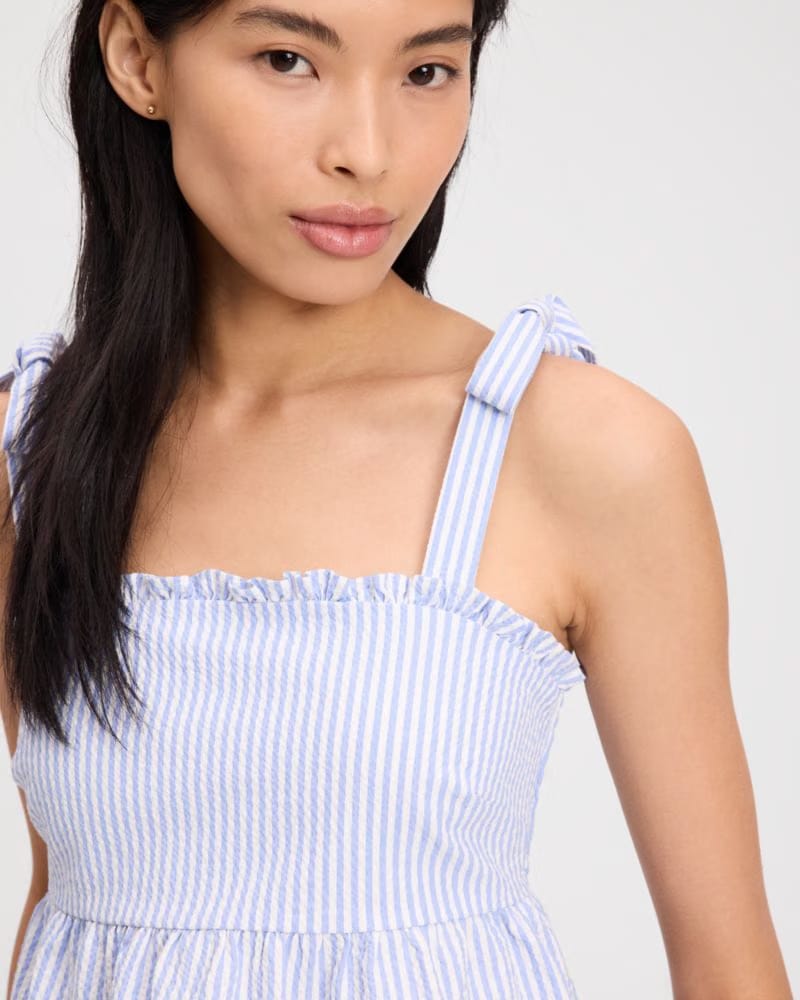 Seersucker Tiered Top