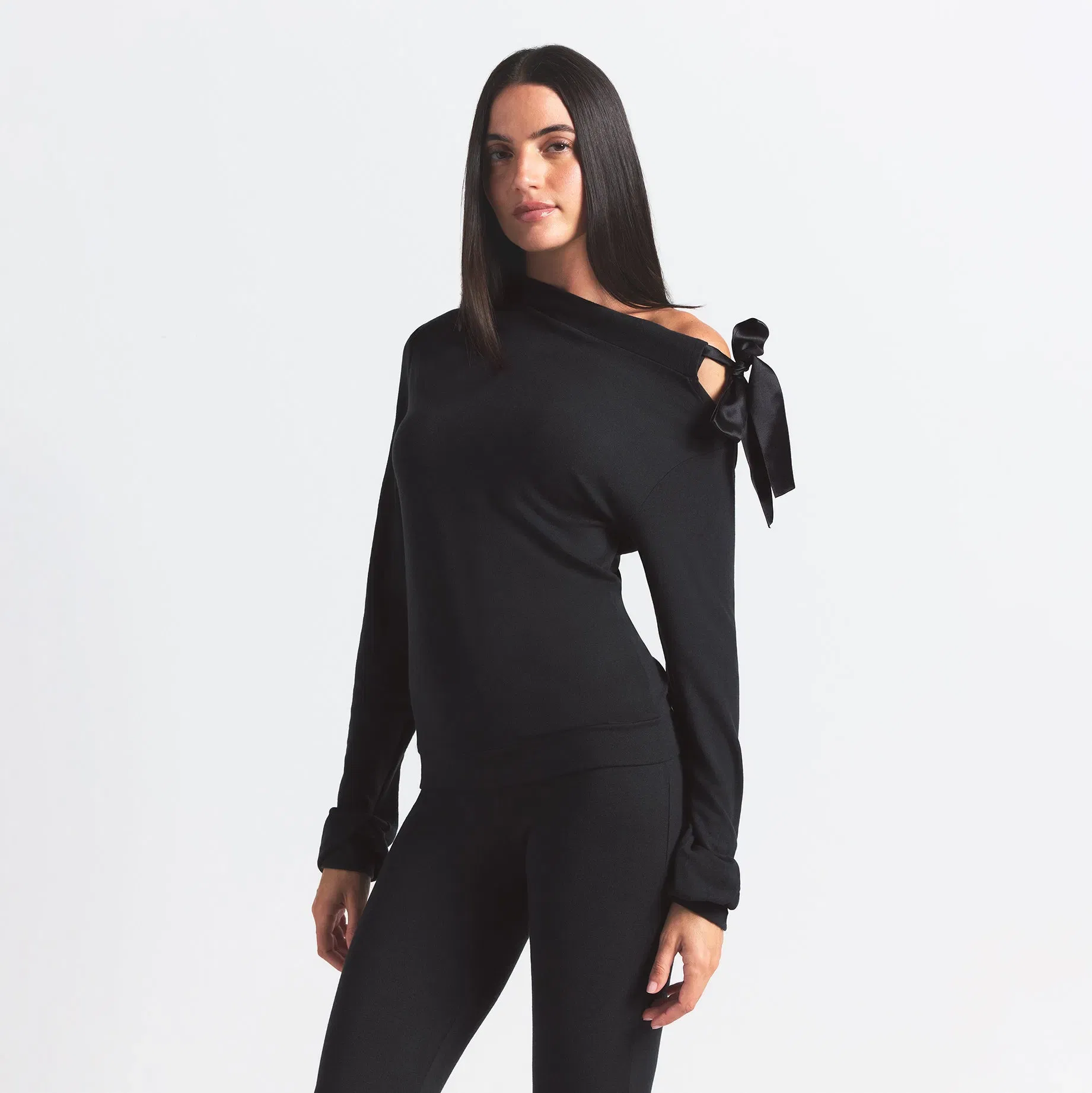 SKIMS CLOUD OFF THE SHOULDER TOP | ONYX
