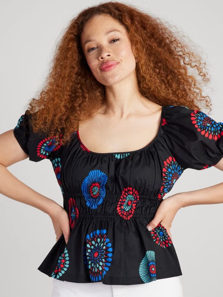 Firework Floral Riviera Top