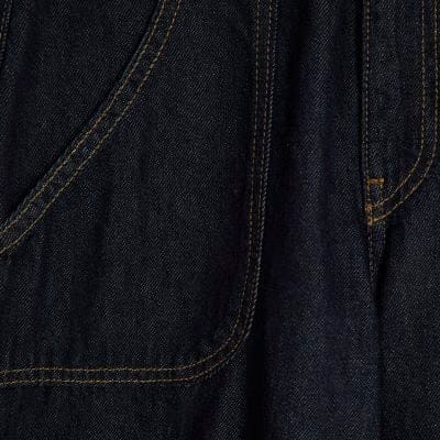 Indigo Blue High Waisted Baggy Wide Leg Jeans