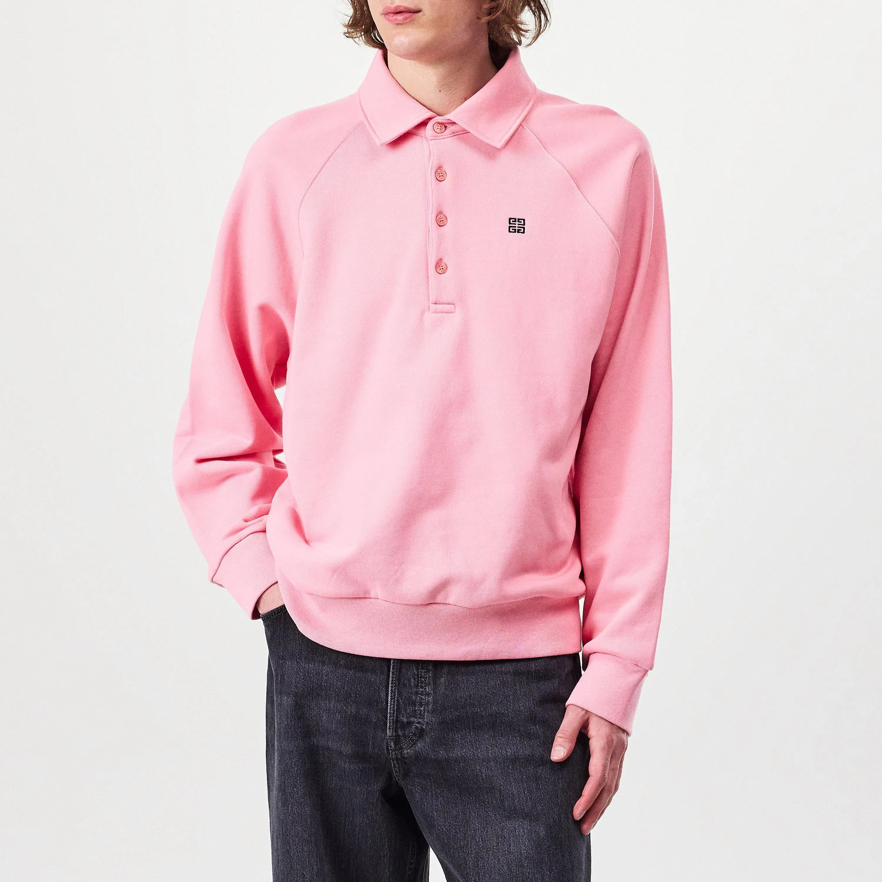 Long Sleeve Tailored Fit Polo Shirt