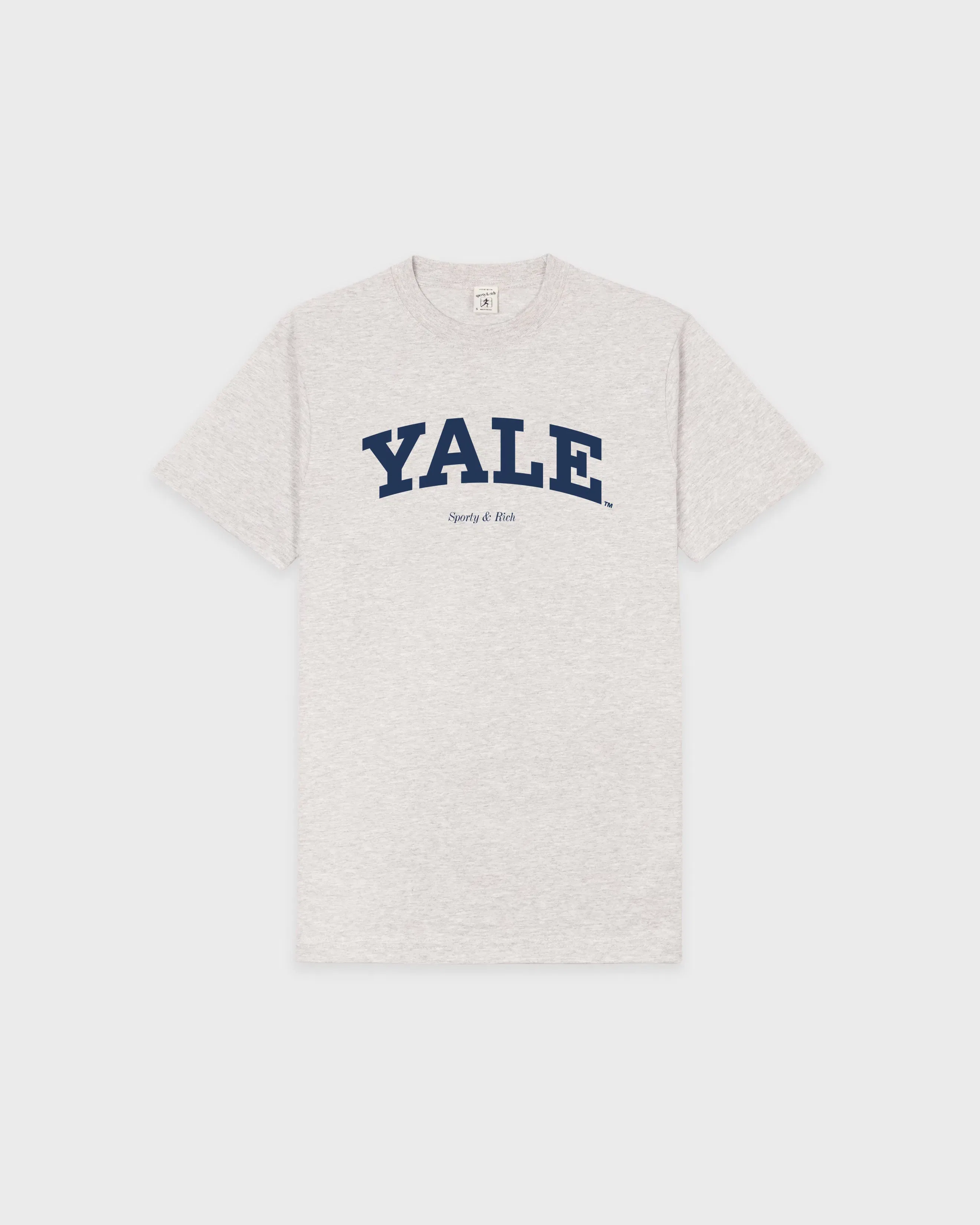 Yale Classic T-shirt - Heather Gray/Navy