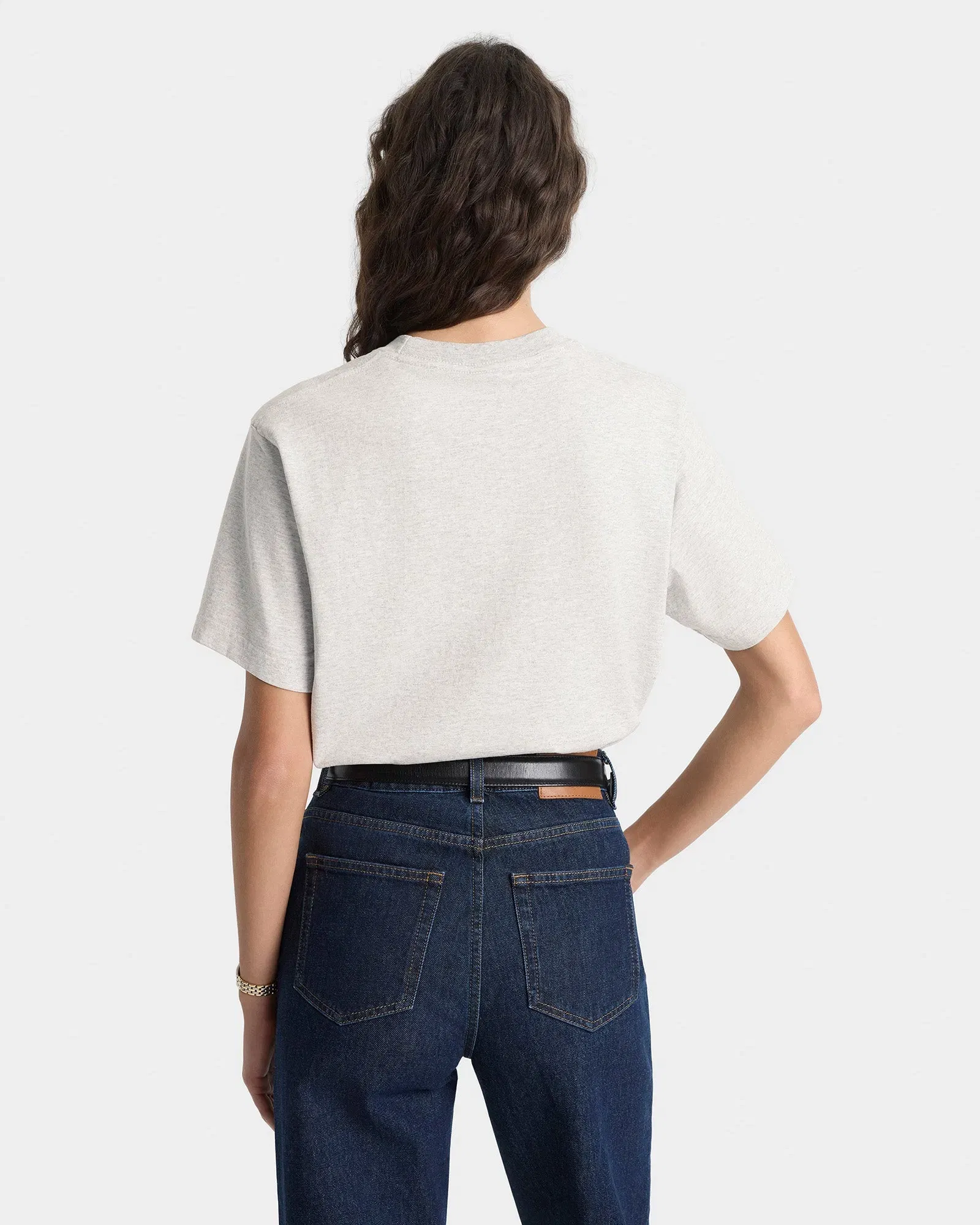 Yale Classic T-shirt - Heather Gray/Navy