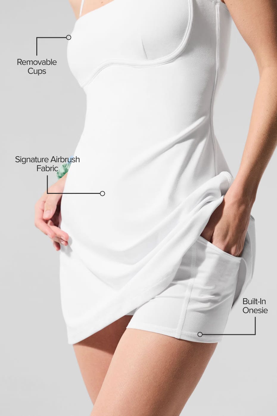 Airbrush Streamlined Dress
