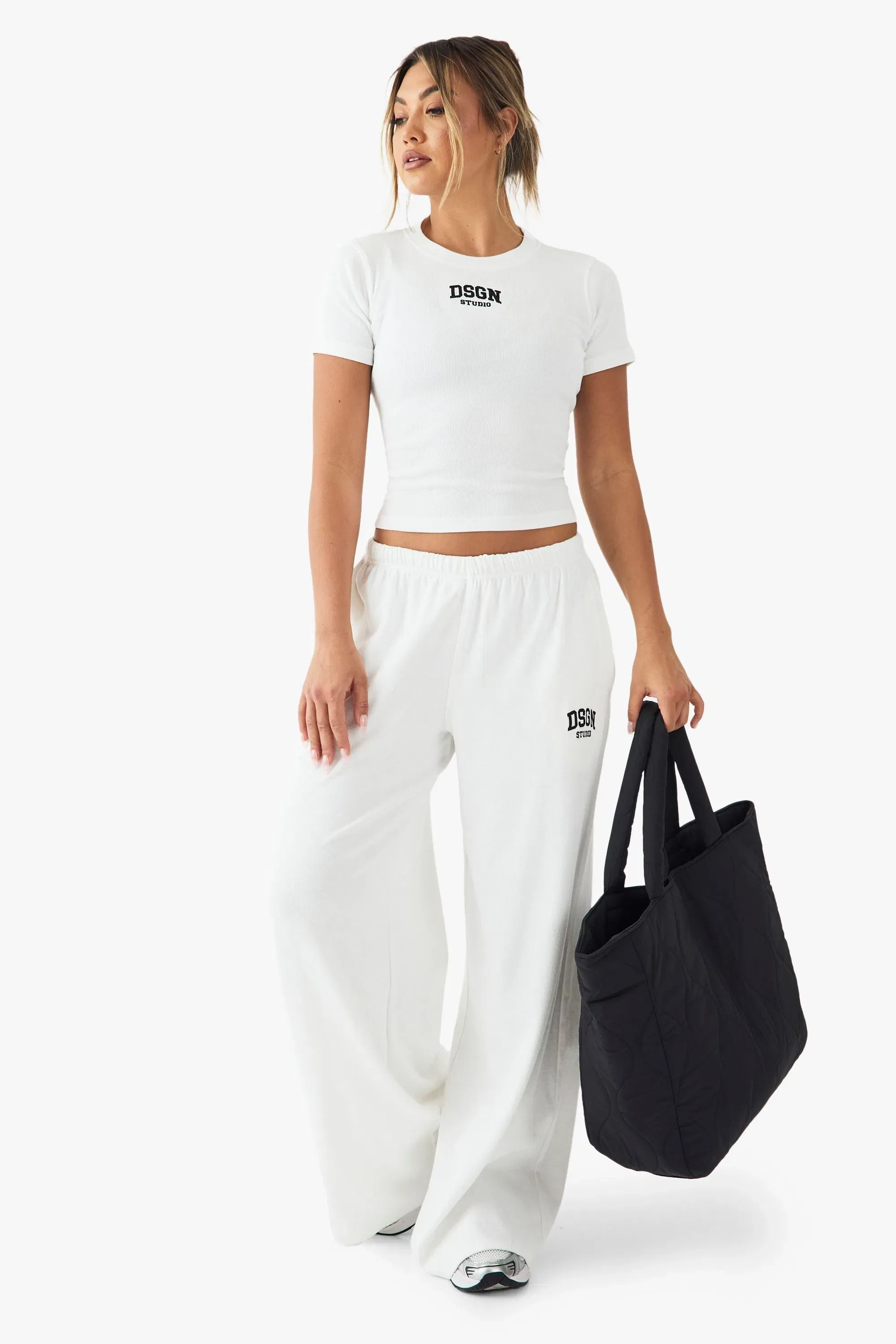 DSGN Studio Collegiate Embroidered Rib Baby T-Shirt