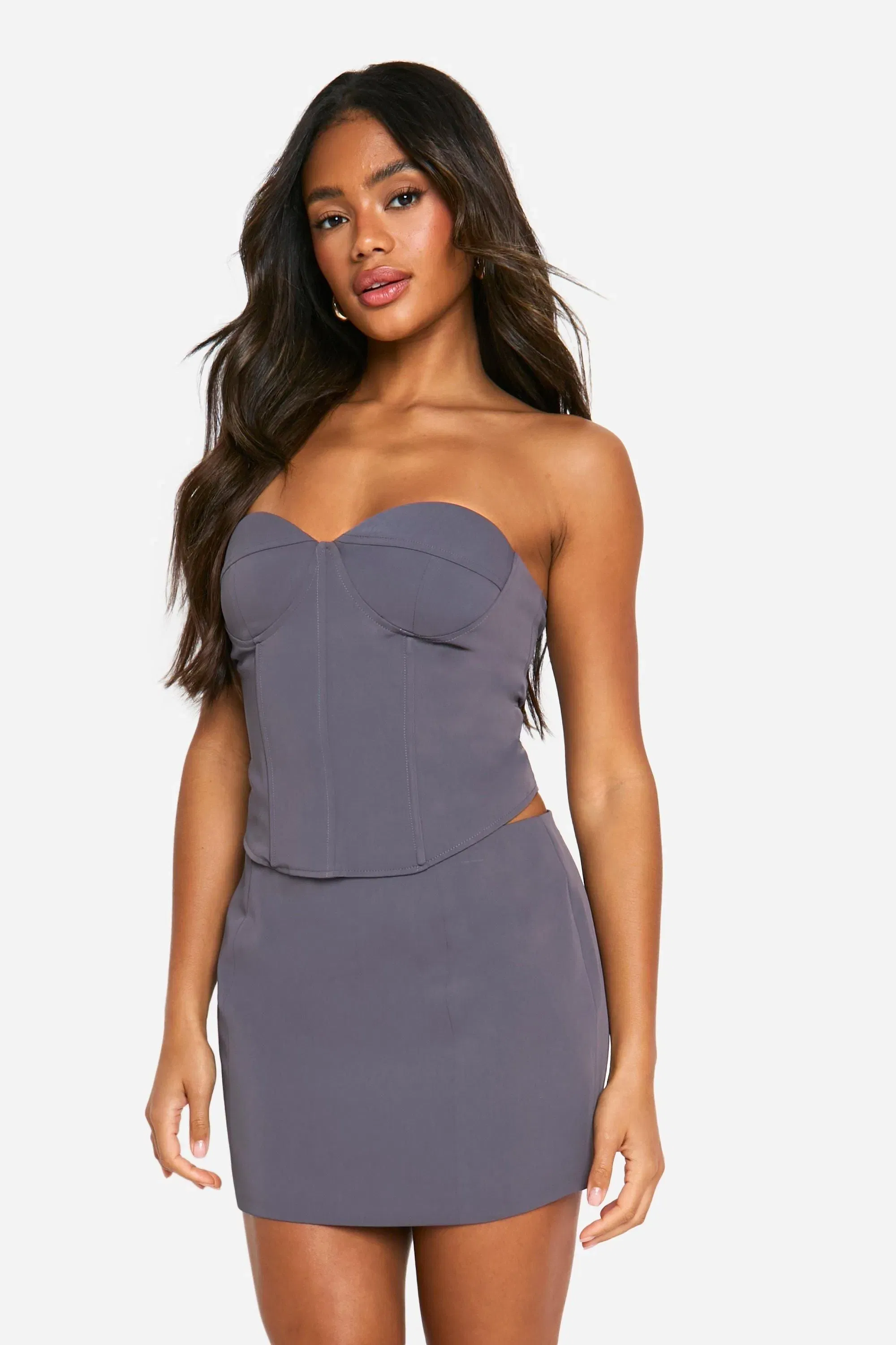 Tailored Micro Mini Skirt