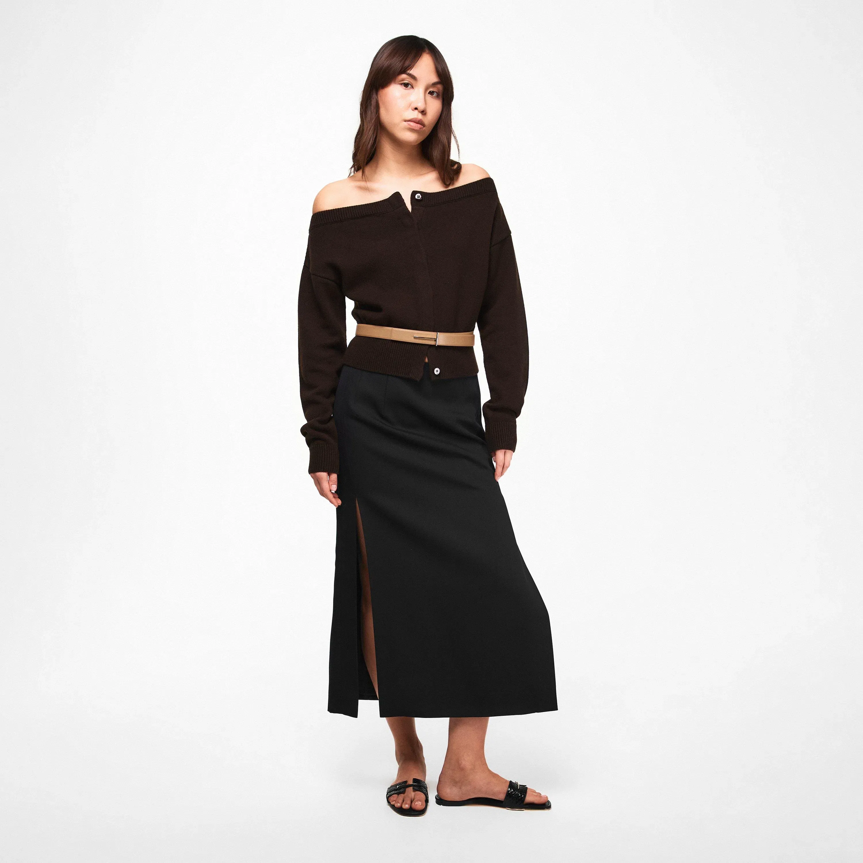 TF Grain Leather Belt