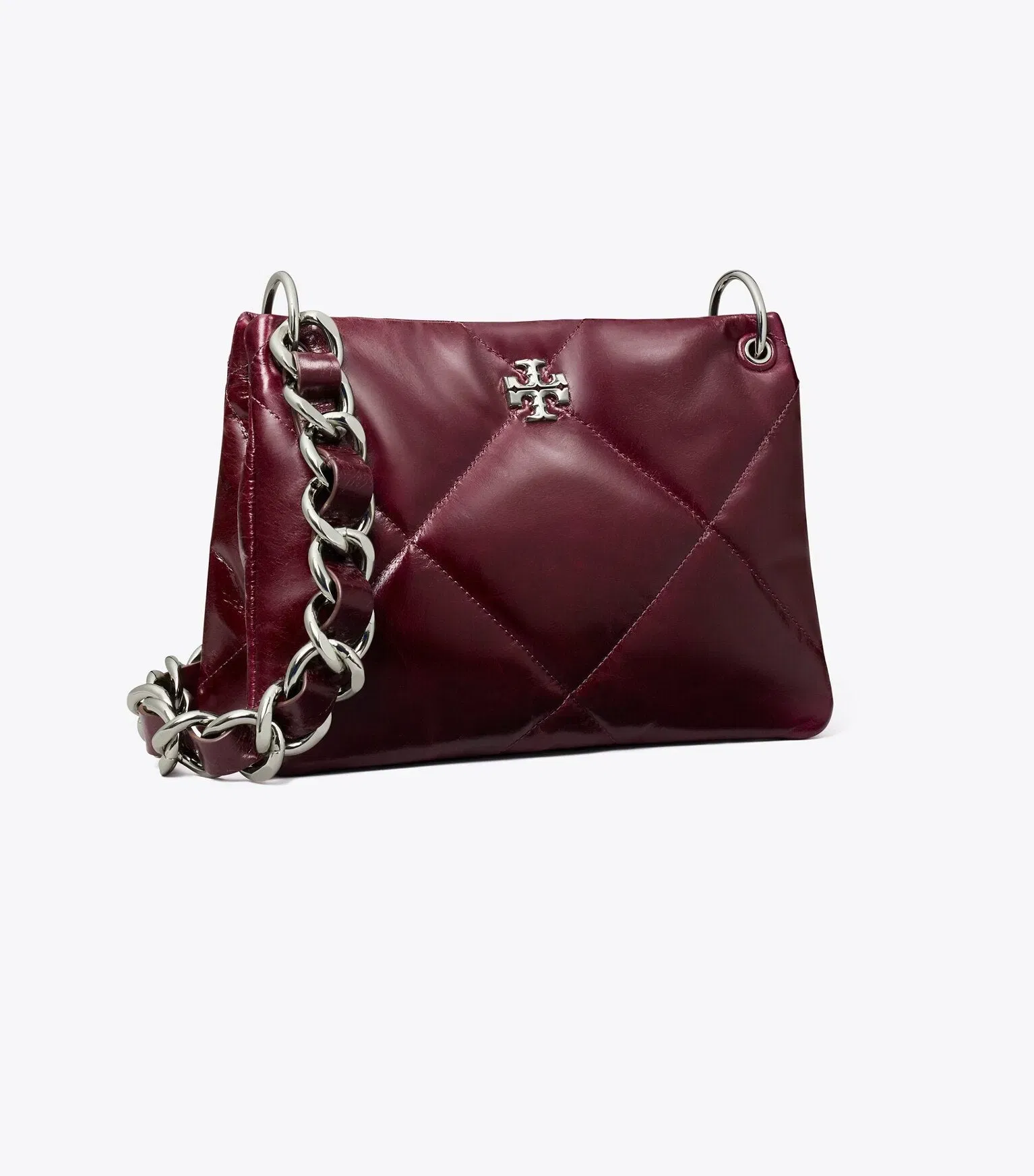 Small Kira Diamond Quilt Distressed Shoulder Bag