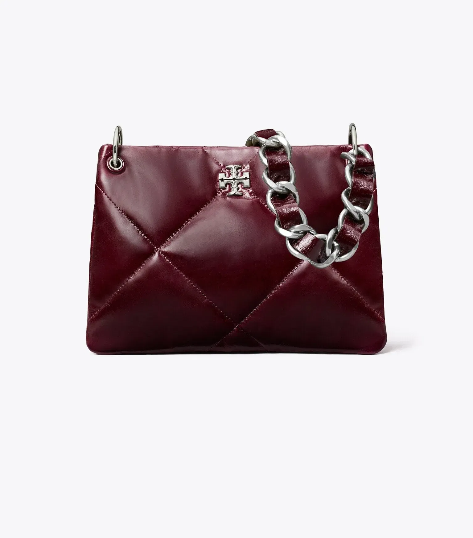 Small Kira Diamond Quilt Distressed Shoulder Bag