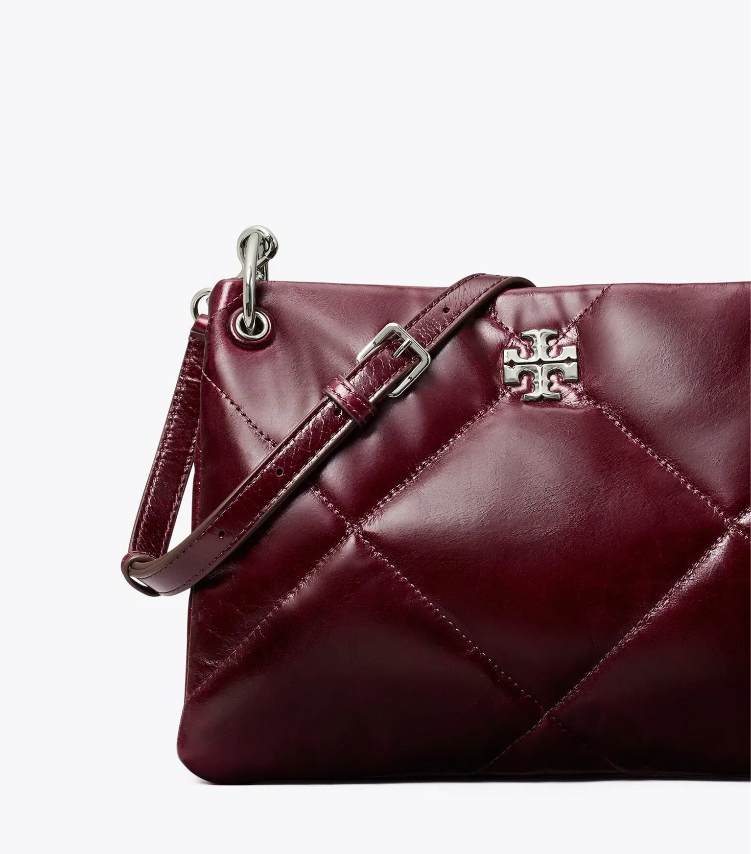Small Kira Diamond Quilt Distressed Shoulder Bag