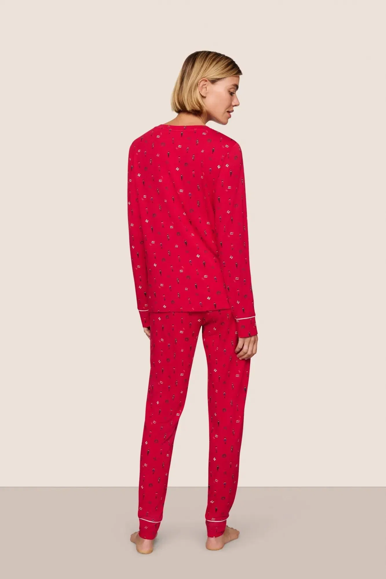 Gisele Printed TENCEL™ Modal Crewneck PJ Set