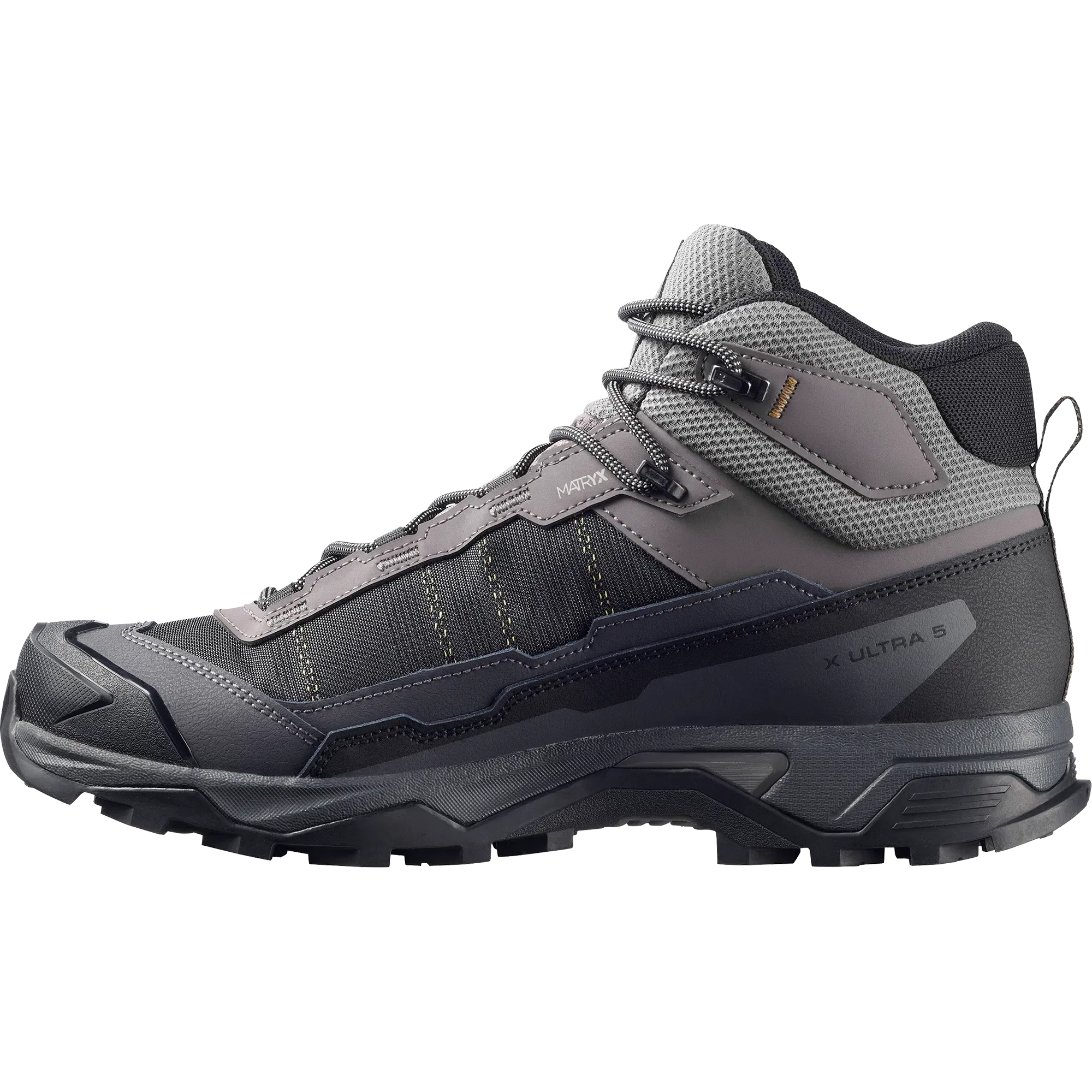 Salomon X Ultra 5 Mid Gore-Tex Hiking & Backpacking Shoes Dark Gull Gray