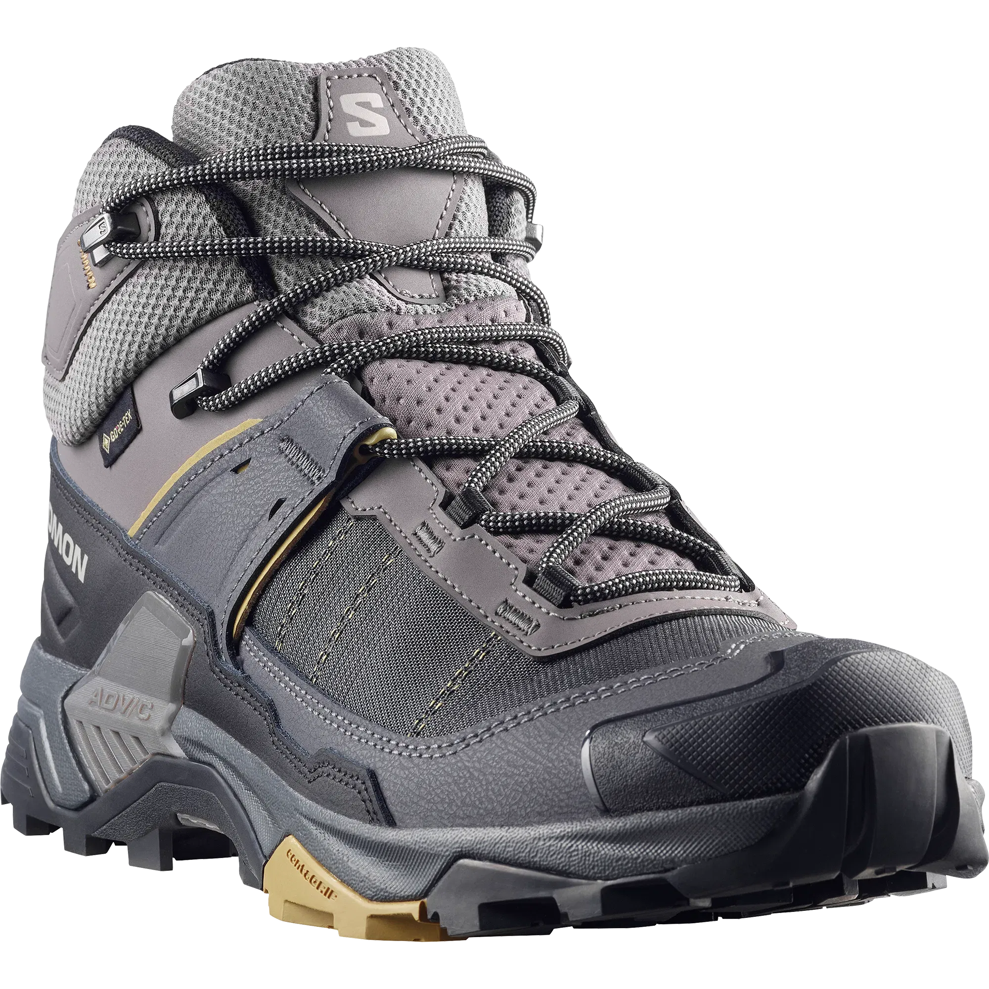 Salomon X Ultra 5 Mid Gore-Tex Hiking & Backpacking Shoes Dark Gull Gray