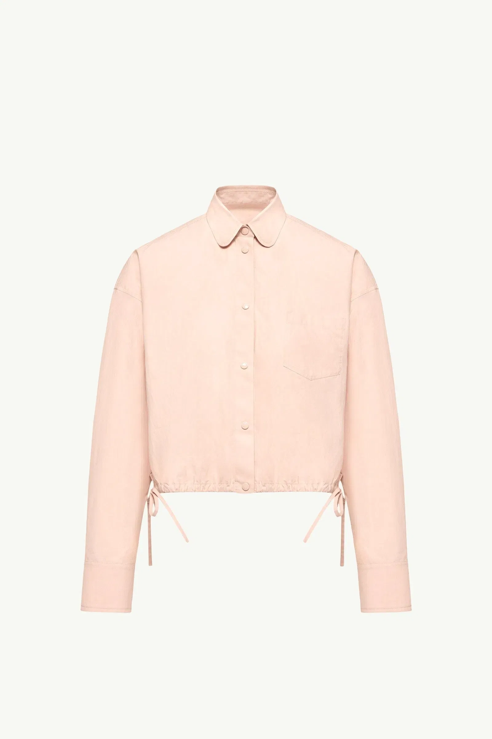 Moncler Cotton Poplin Long Sleeve Shirt Pink Pink