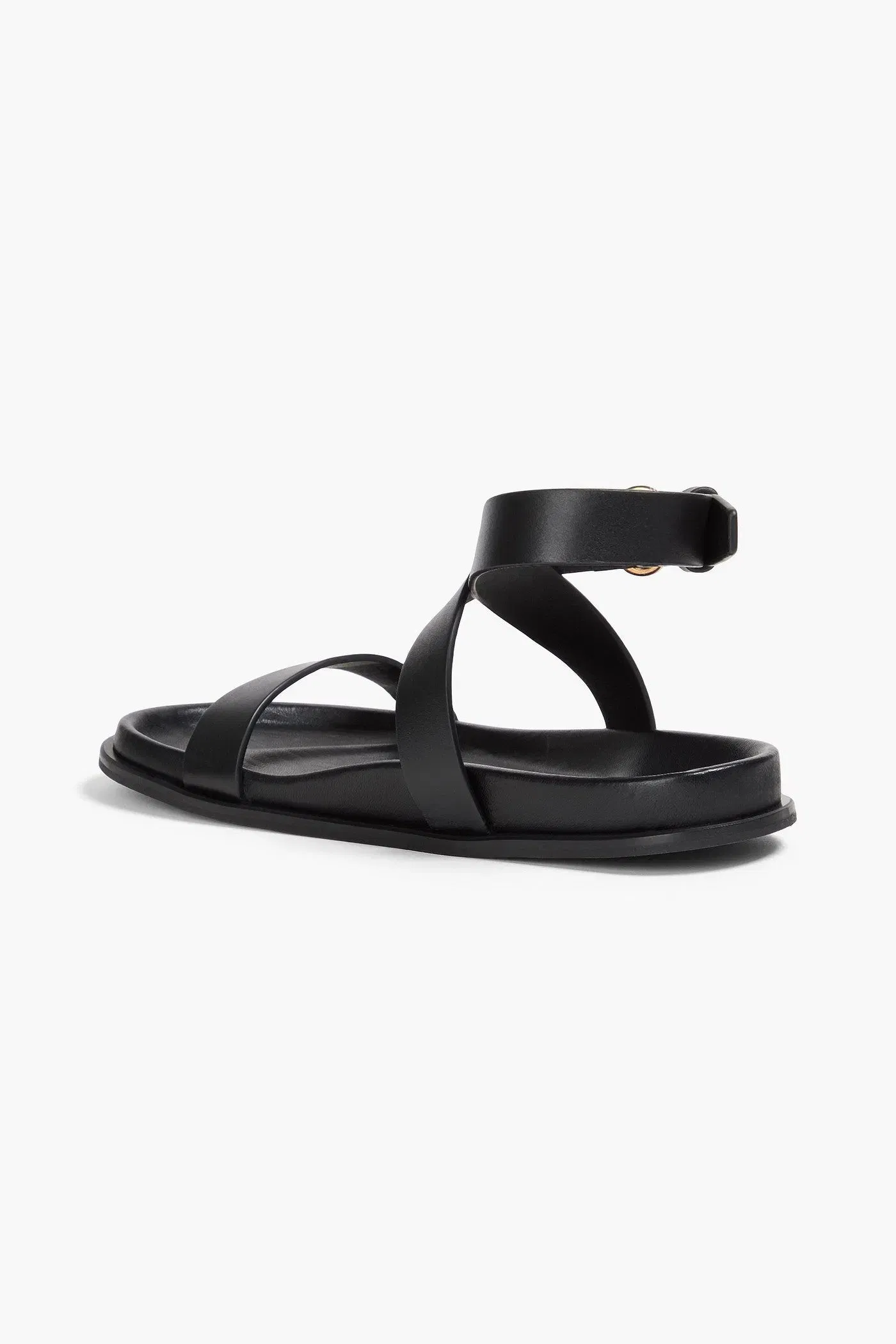 Toteme Leather Sandals Black Women's
