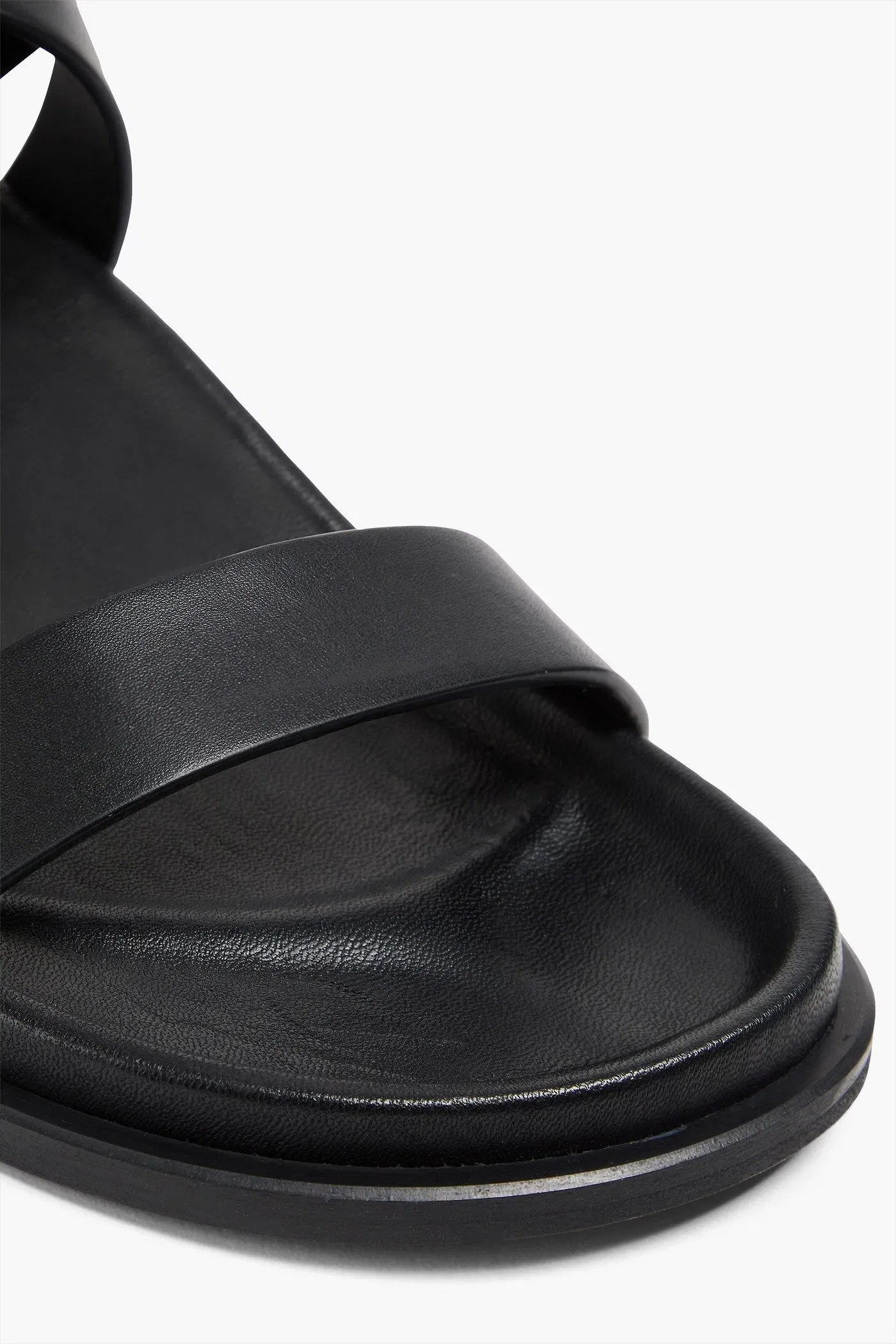 Toteme Leather Sandals Black Women's