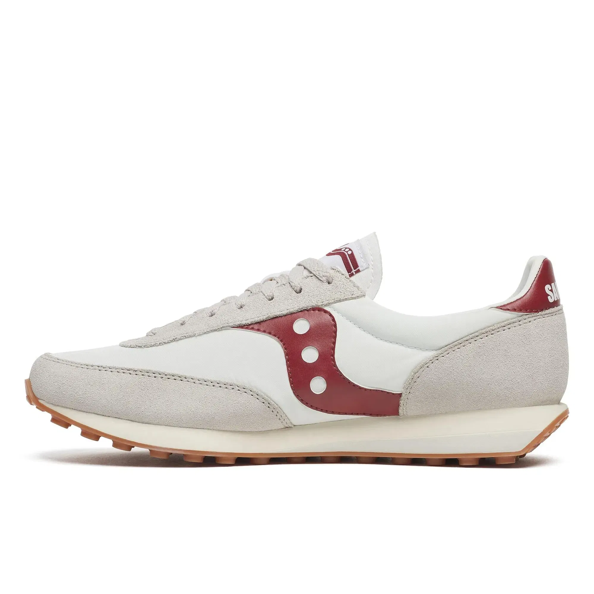 Saucony Trainer 80 White | Maroon
