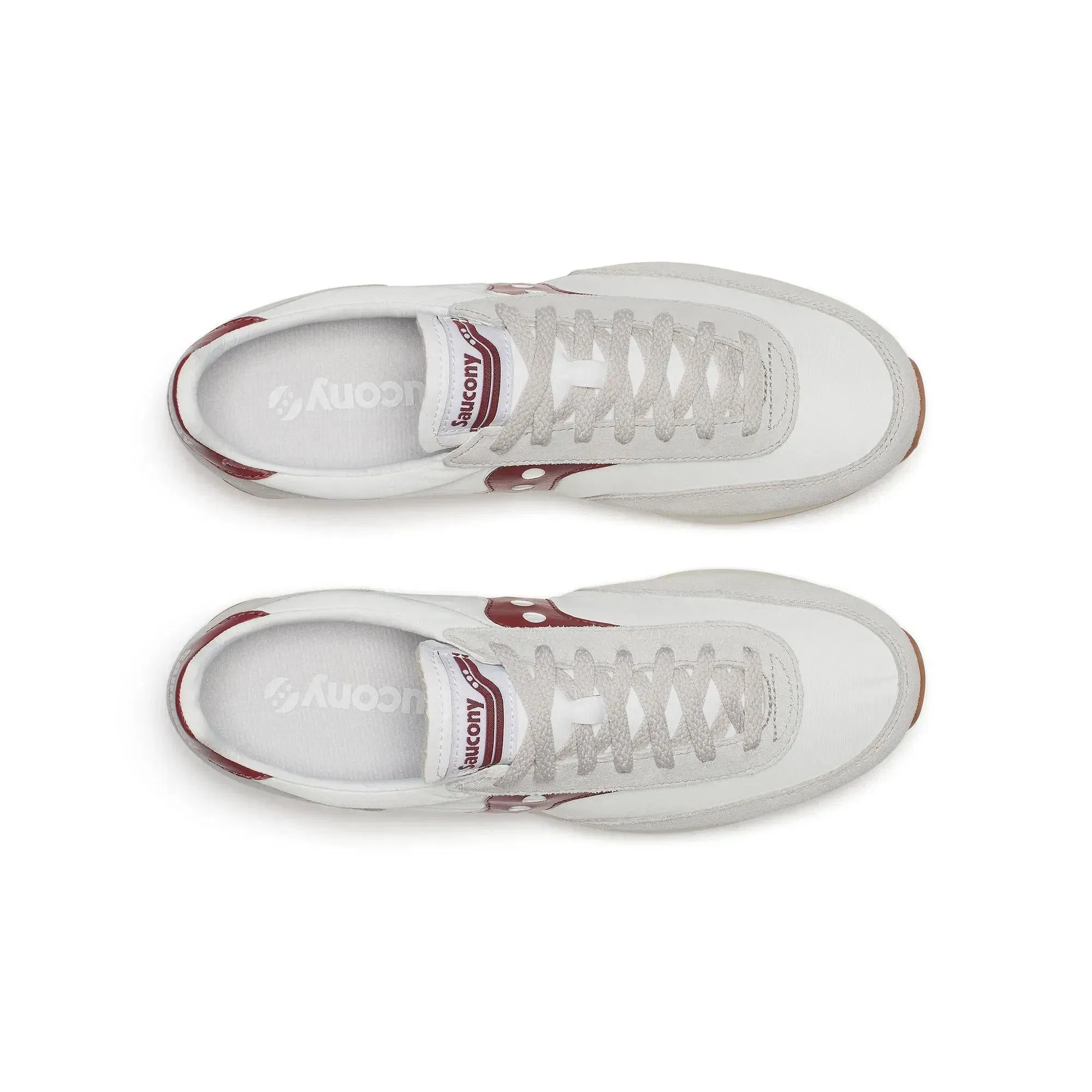 Saucony Trainer 80 White | Maroon