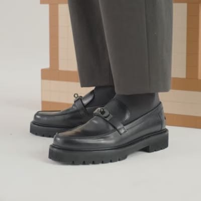 Hermes Icone Loafer Noir