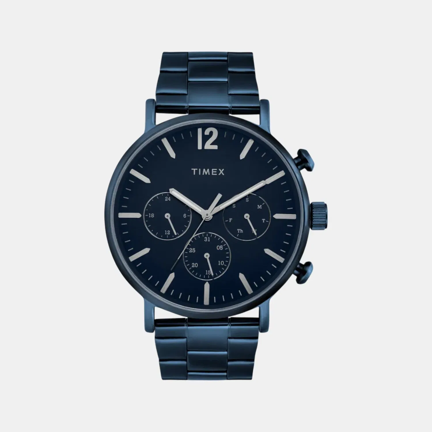 Timex Trendline Men Quartz Dial Multi-Function Stainless Steel Watch Tweg20028