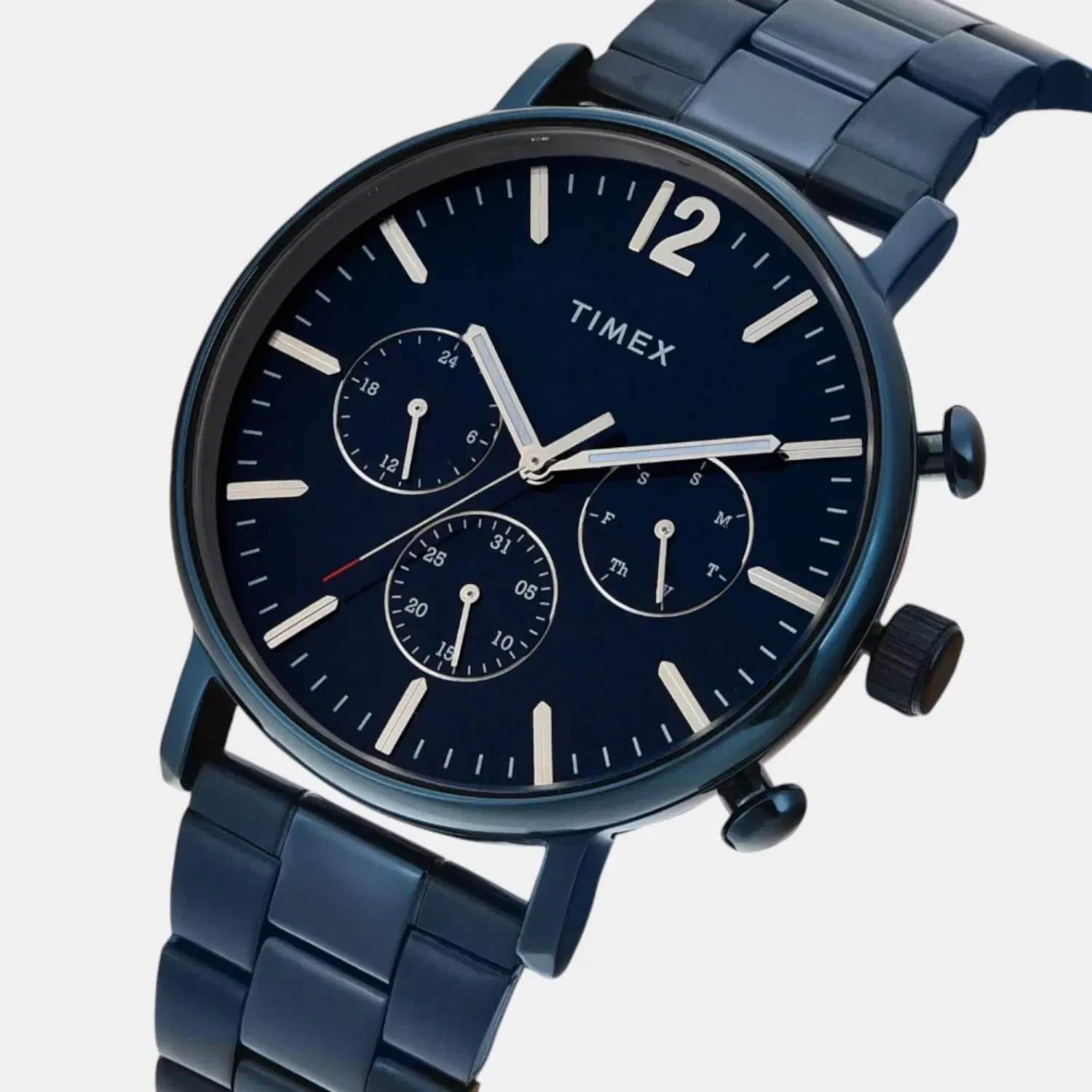 Timex Trendline Men Quartz Dial Multi-Function Stainless Steel Watch Tweg20028