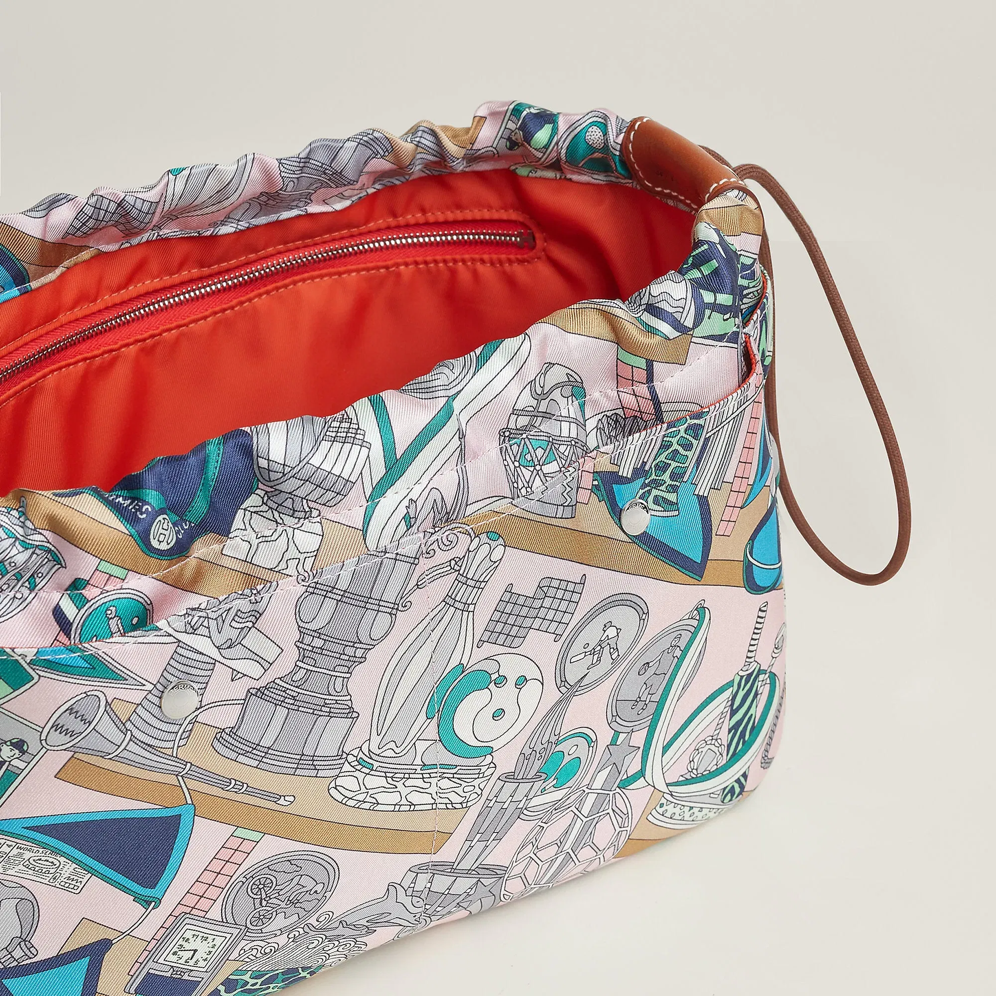 Hermes Fourbi 25 Pouch Bleu Paradis