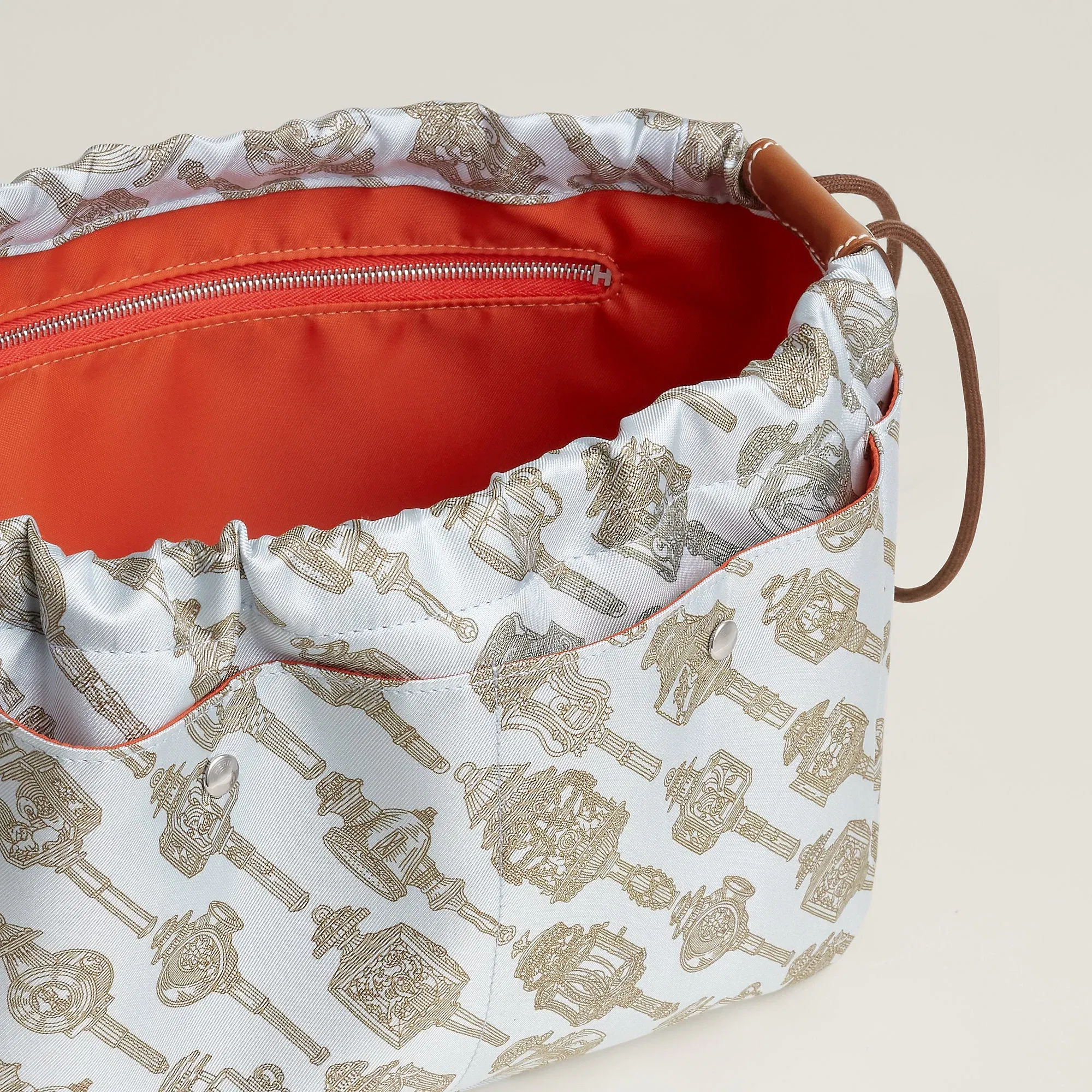 Hermes Fourbi 25 Pouch Bleu Paradis